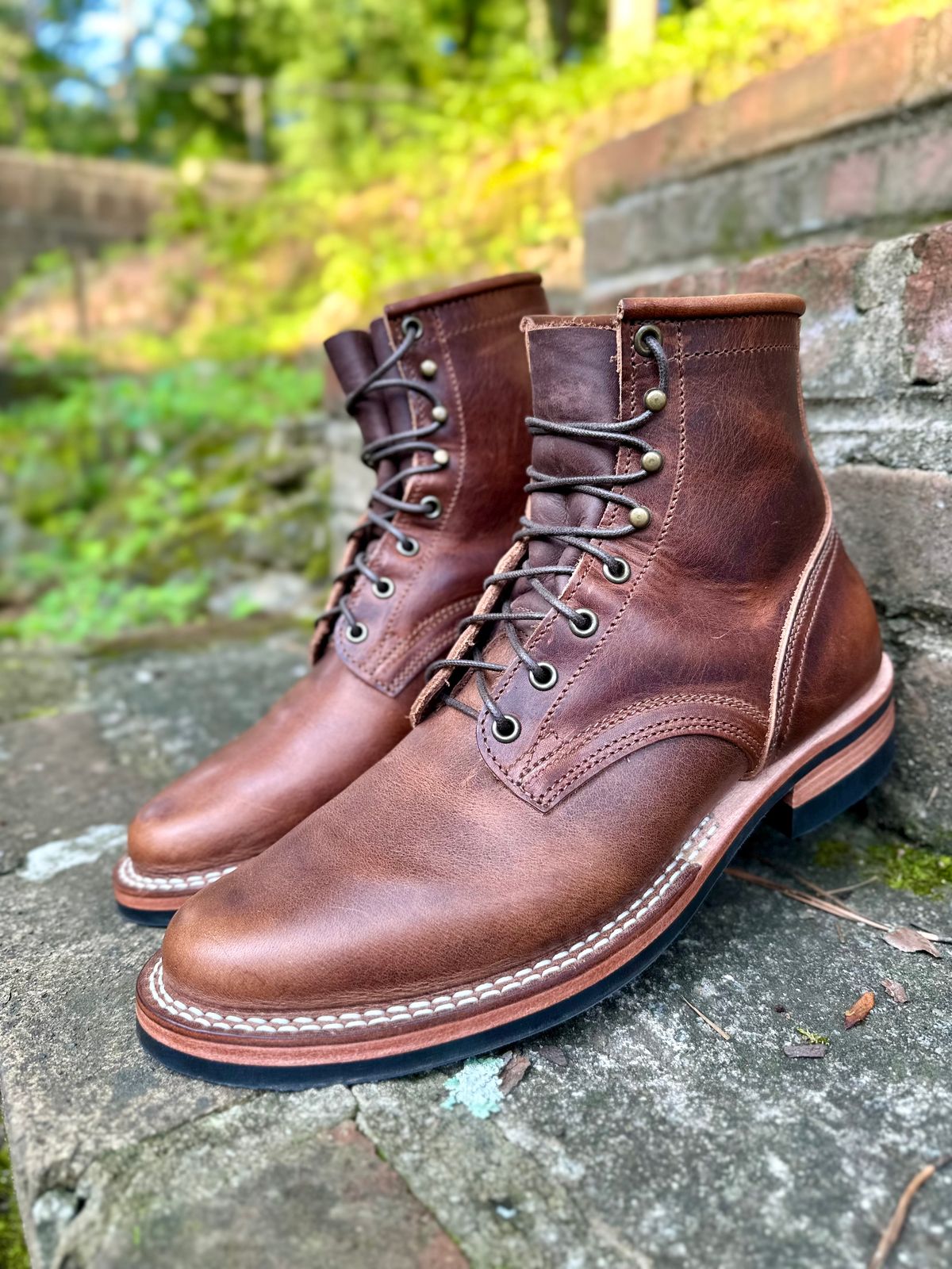 Photo by RUNNOFT on June 11, 2026 of the Nicks Lace Up Heritage in Italian Brown Cypress.