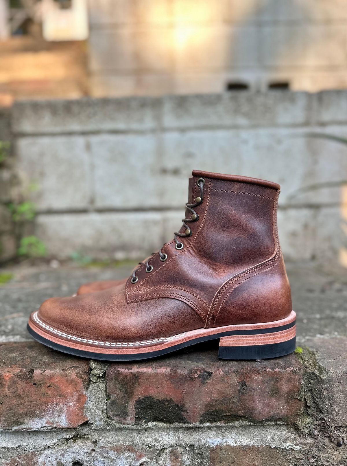 Photo by RUNNOFT on June 11, 2026 of the Nicks Lace Up Heritage in Italian Brown Cypress.