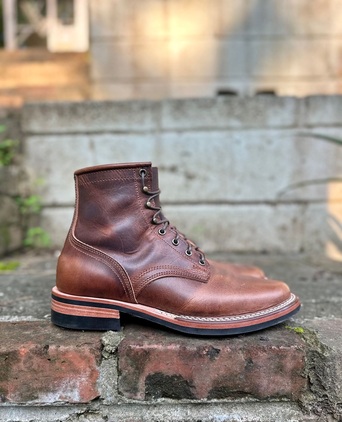 Photo by RUNNOFT on June 11, 2026 of the Nicks Lace Up Heritage in Italian Brown Cypress.
