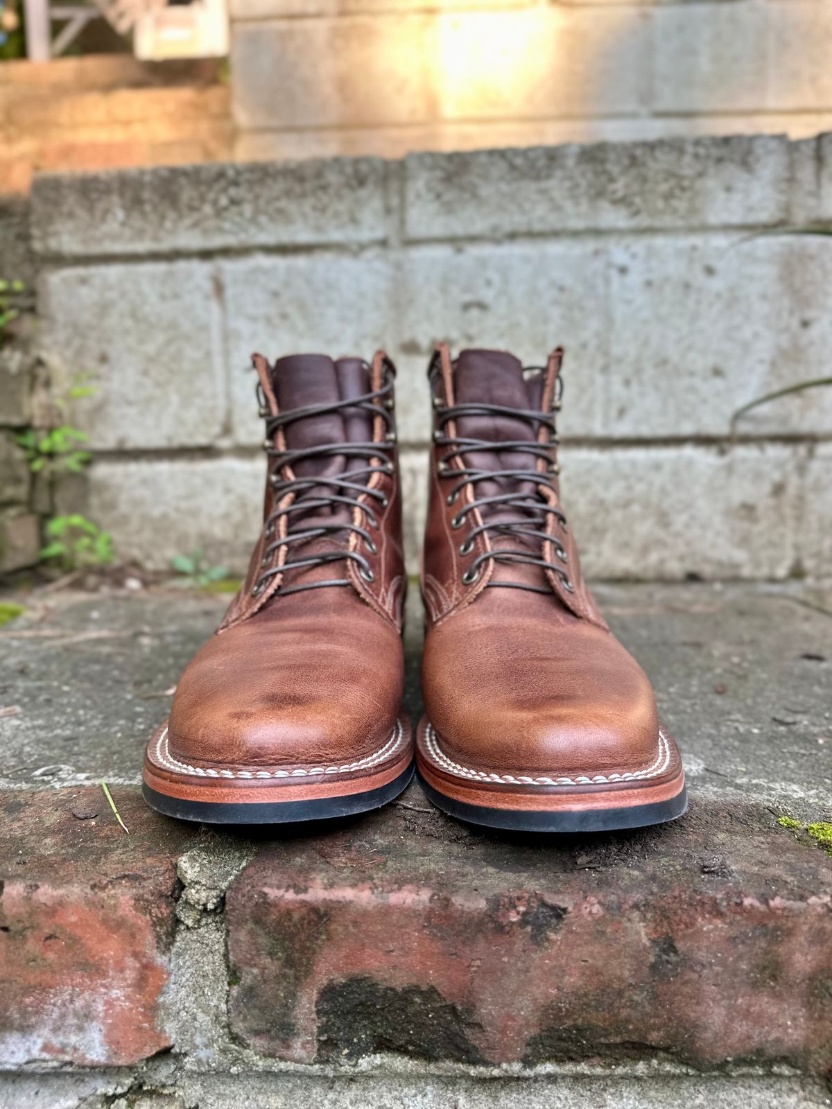 Photo by RUNNOFT on June 11, 2026 of the Nicks Lace Up Heritage in Italian Brown Cypress.