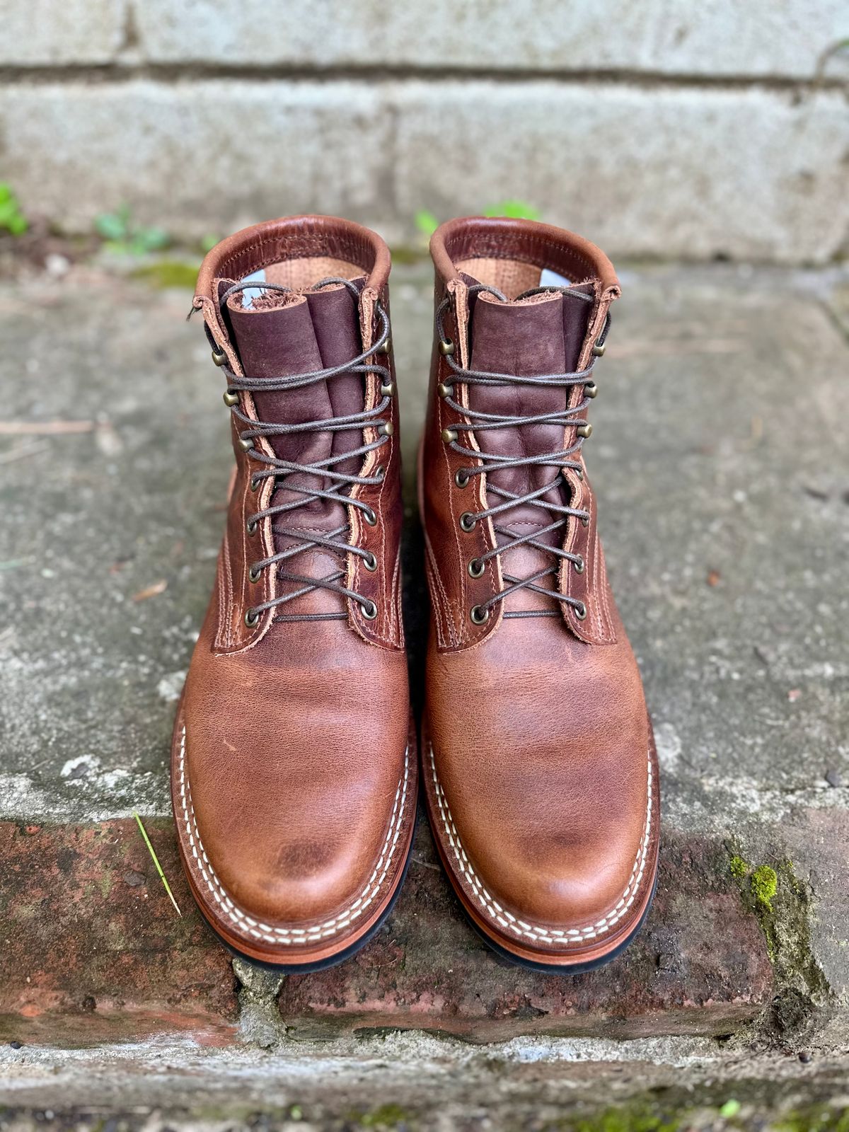 Photo by RUNNOFT on June 11, 2026 of the Nicks Lace Up Heritage in Italian Brown Cypress.