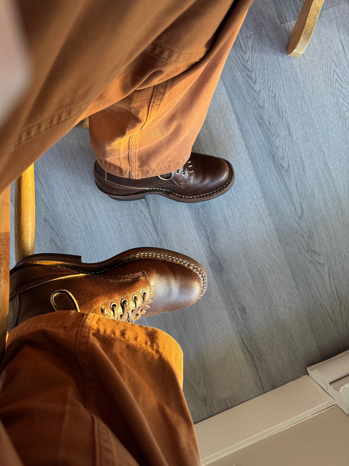 Photo by Efanium on June 15, 2026 of the White's 350 Cruiser in Horween Cinnamon Waxed Flesh.