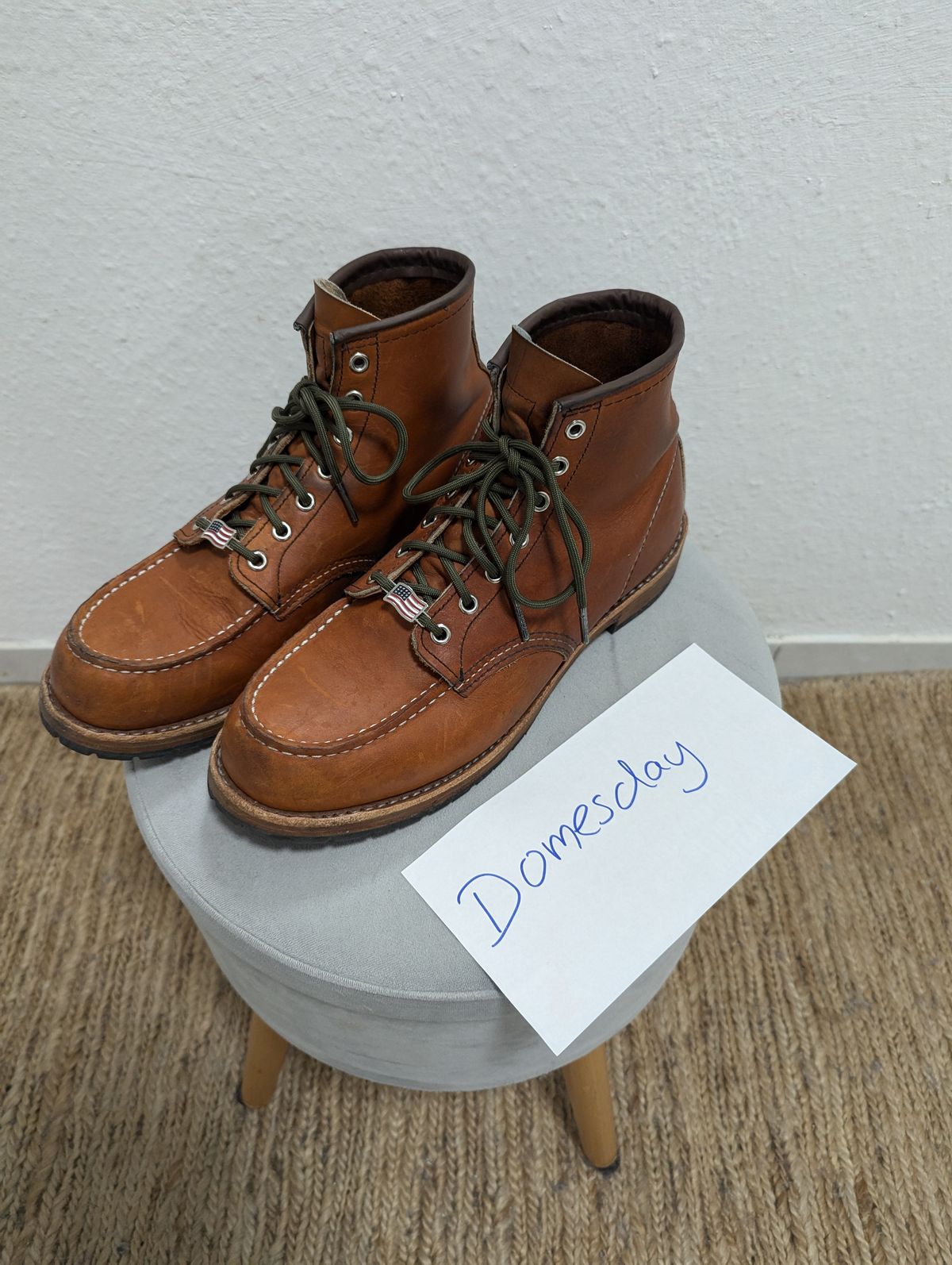 Photo by free_the_fades on November 1, 2024 of the Red Wing 6-Inch Classic Moc in S.B. Foot Oro Legacy.