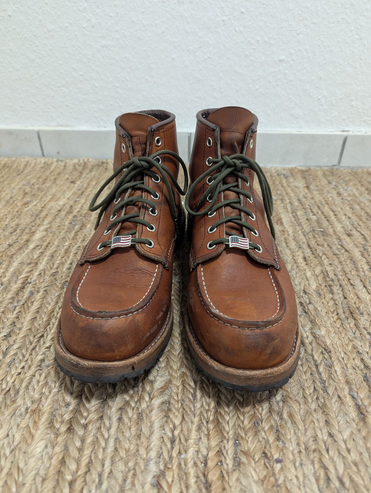 Photo by free_the_fades on December 2, 2024 of the Red Wing 6-Inch Classic Moc in S.B. Foot Oro Legacy.