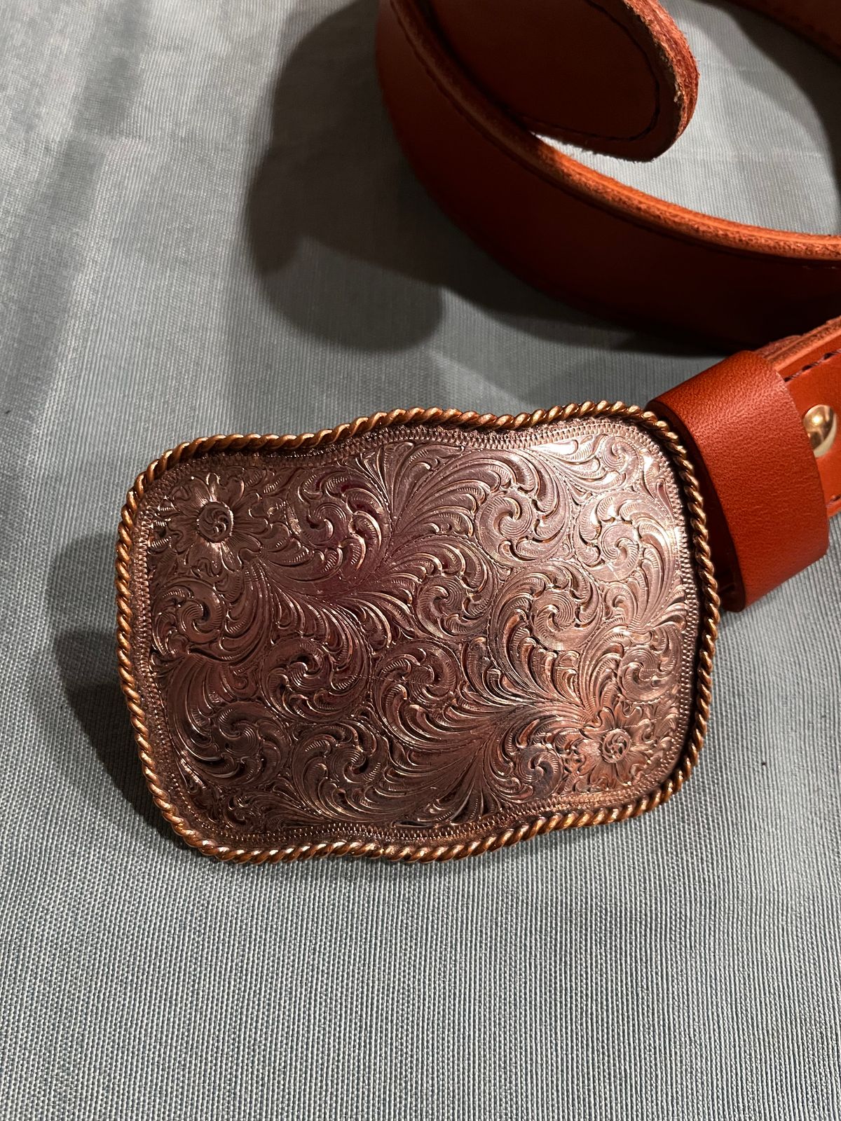 Photo by shredwin.206 on October 1, 2025 of the Nicks Heritage Belt in Wickett & Craig Tan English Bridle.