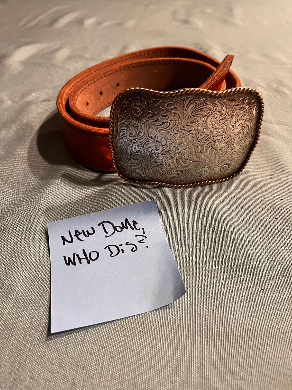 Photo by shredwin.206 on October 1, 2025 of the Nicks Heritage Belt in Wickett & Craig Tan English Bridle.