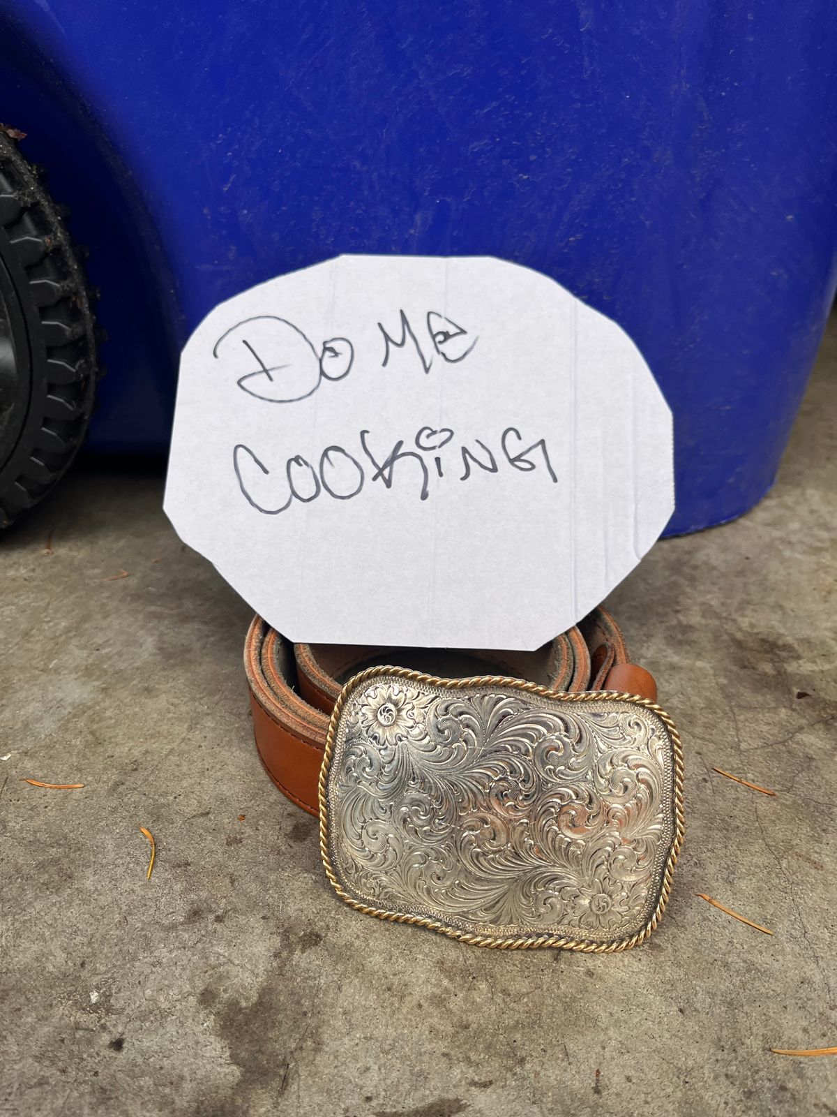 Photo by shredwin.206 on November 1, 2025 of the Nicks Heritage Belt in Wickett & Craig Tan English Bridle.