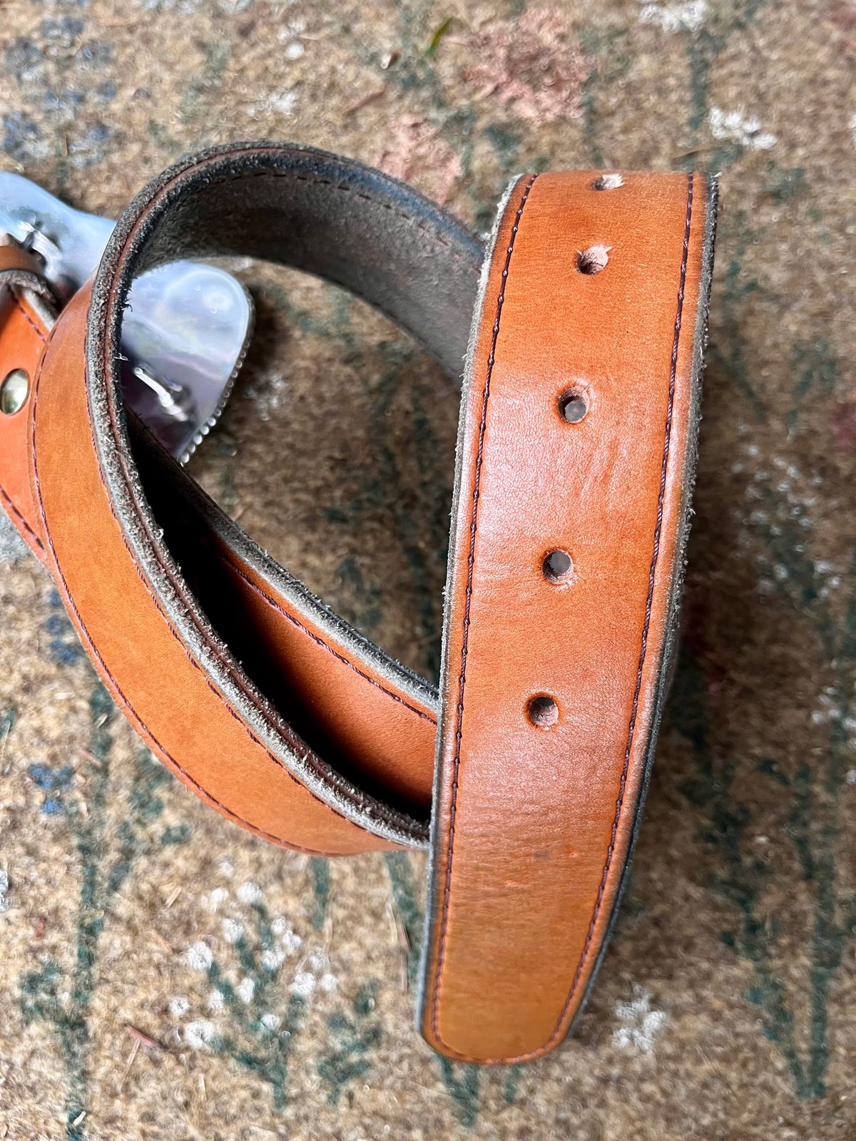 Photo by shredwin.206 on April 1, 2026 of the Nicks Heritage Belt in Wickett & Craig Tan English Bridle.