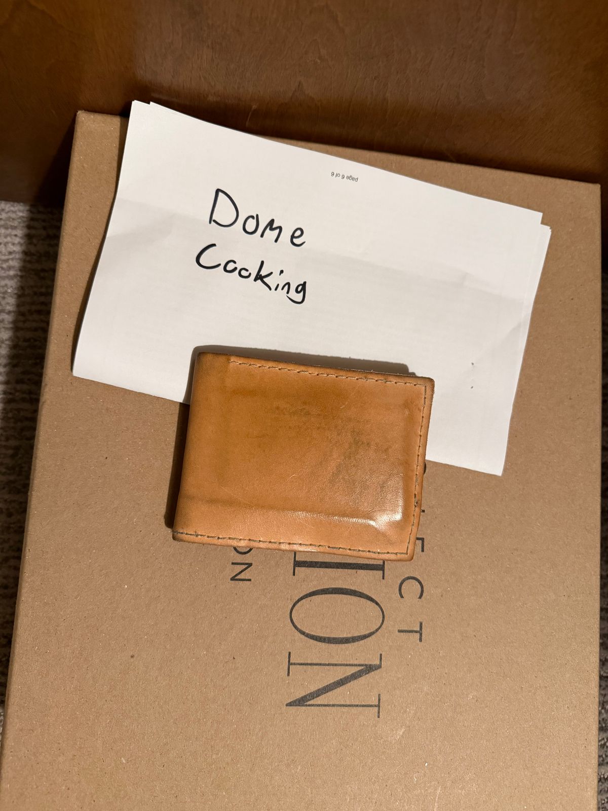 Photo by halfbreed666 on November 2, 2025 of the Self-Made Wallet in Unknown Leather.