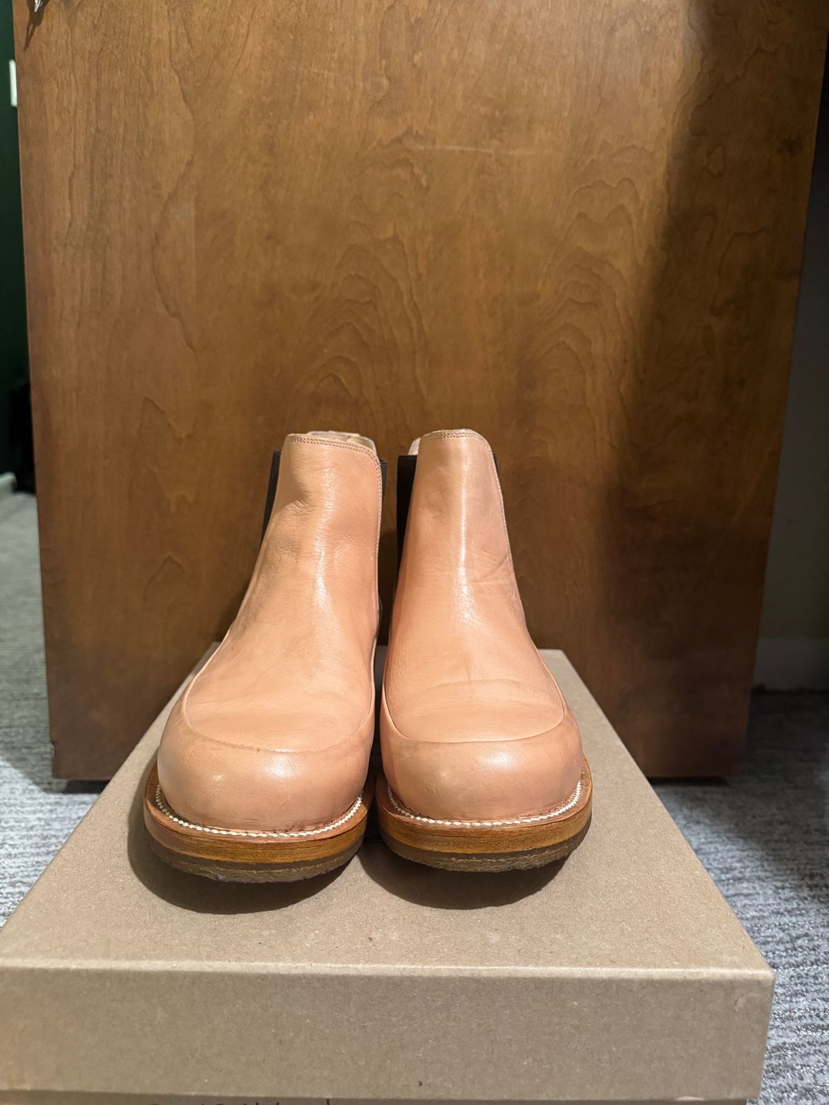 Photo by halfbreed666 on October 1, 2025 of the Project Pandion PE 1.2 in Unknown Natural Veg Tan.