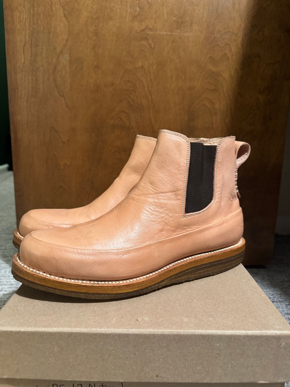 Photo by halfbreed666 on October 1, 2025 of the Project Pandion PE 1.2 in Unknown Natural Veg Tan.