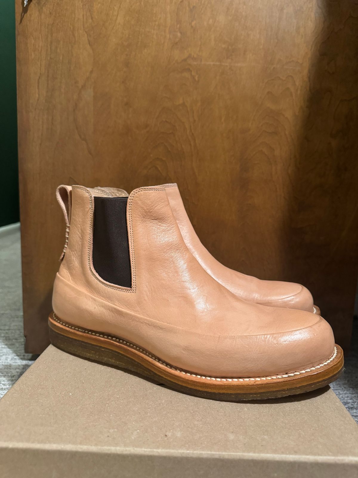 Photo by halfbreed666 on October 1, 2025 of the Project Pandion PE 1.2 in Unknown Natural Veg Tan.