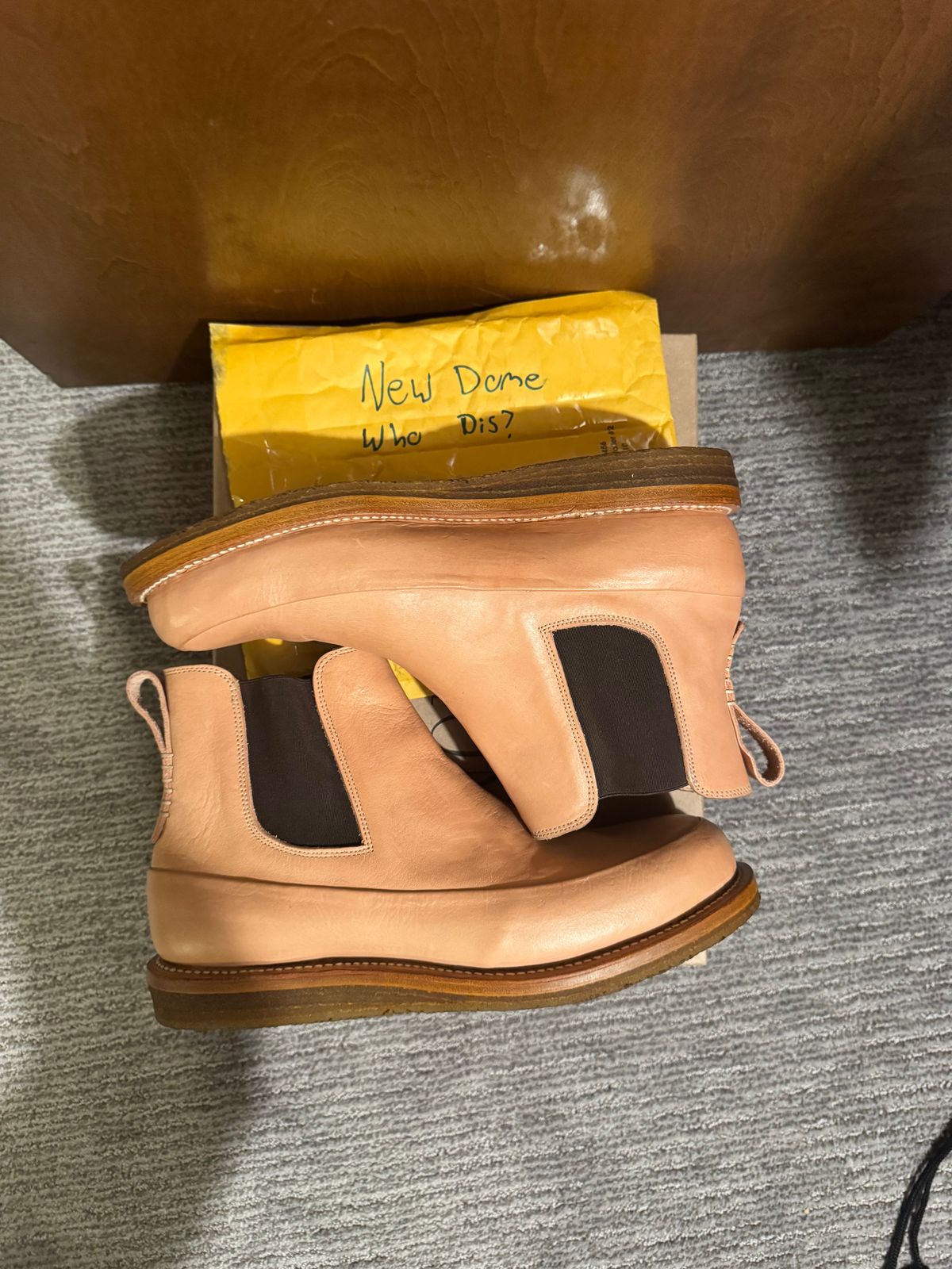 Photo by halfbreed666 on October 1, 2025 of the Project Pandion PE 1.2 in Unknown Natural Veg Tan.