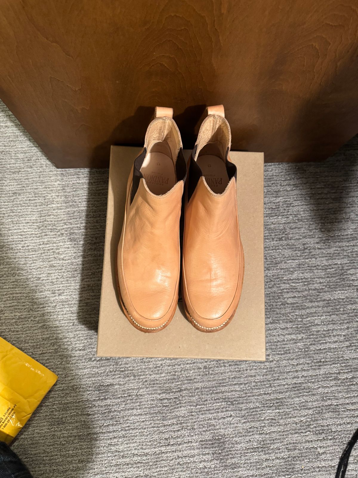 Photo by halfbreed666 on October 1, 2025 of the Project Pandion PE 1.2 in Unknown Natural Veg Tan.