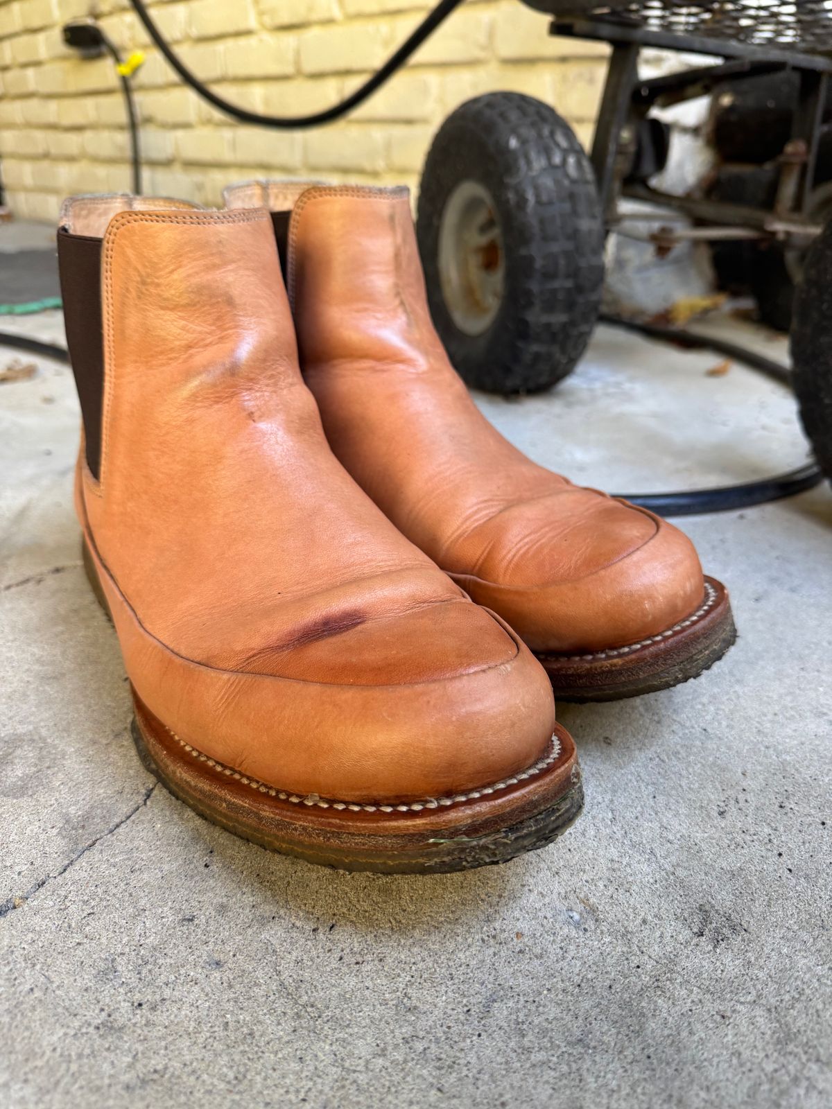 Photo by halfbreed666 on October 12, 2025 of the Project Pandion PE 1.2 in Unknown Natural Veg Tan.