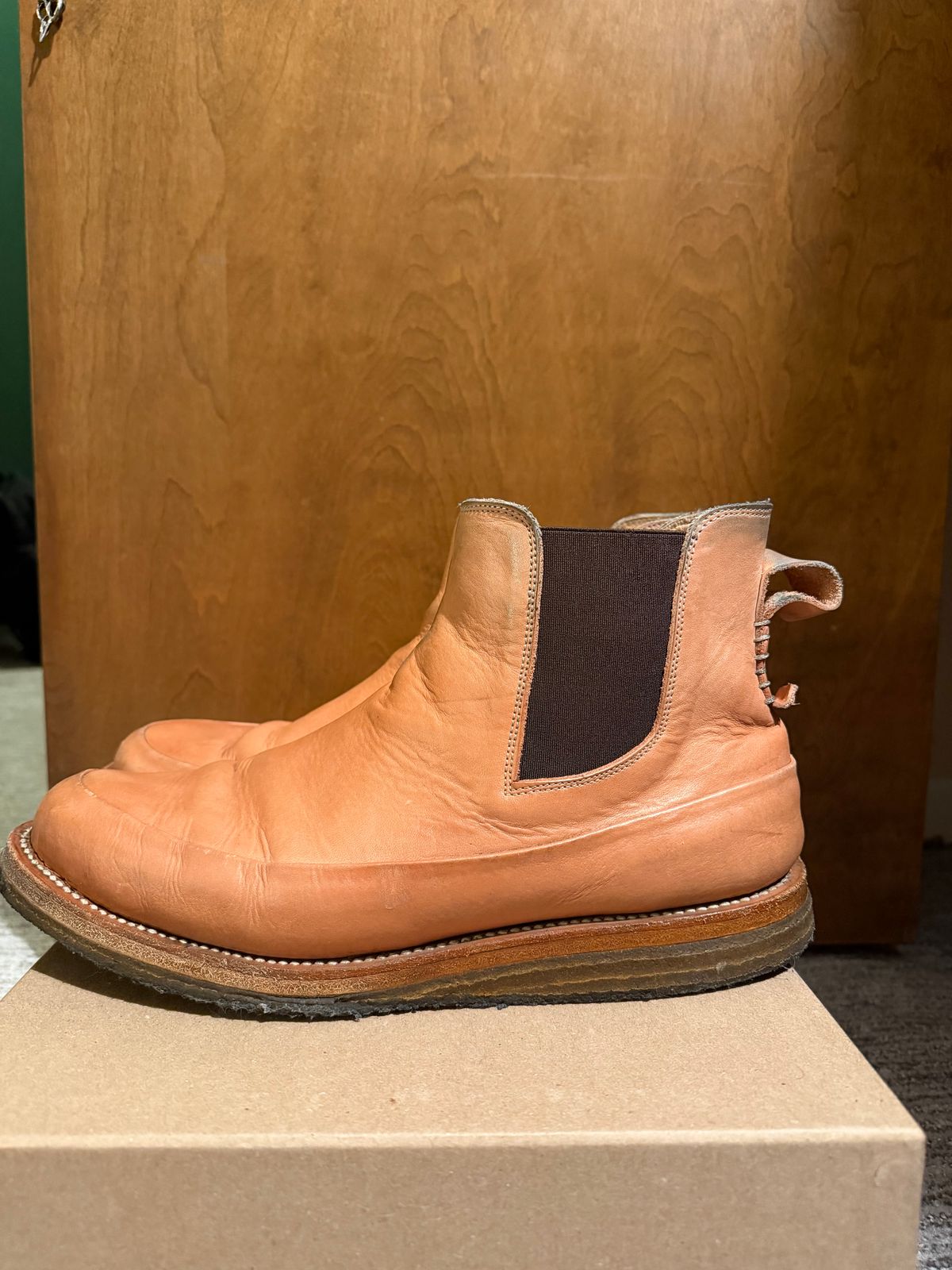 Photo by halfbreed666 on November 2, 2025 of the Project Pandion PE 1.2 in Unknown Natural Veg Tan.