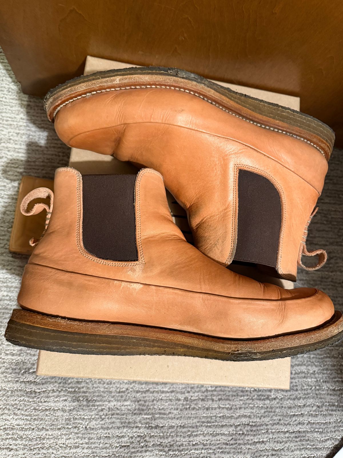 Photo by halfbreed666 on November 2, 2025 of the Project Pandion PE 1.2 in Unknown Natural Veg Tan.