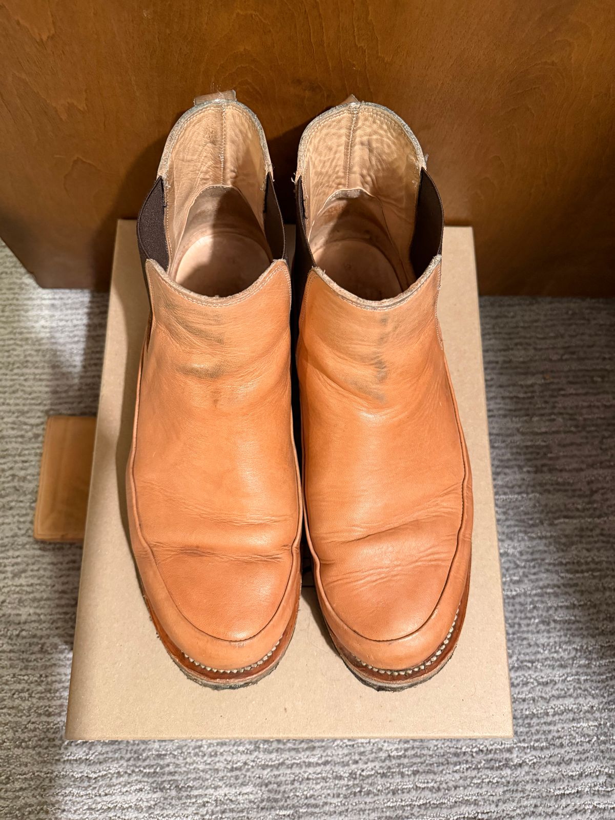 Photo by halfbreed666 on November 2, 2025 of the Project Pandion PE 1.2 in Unknown Natural Veg Tan.