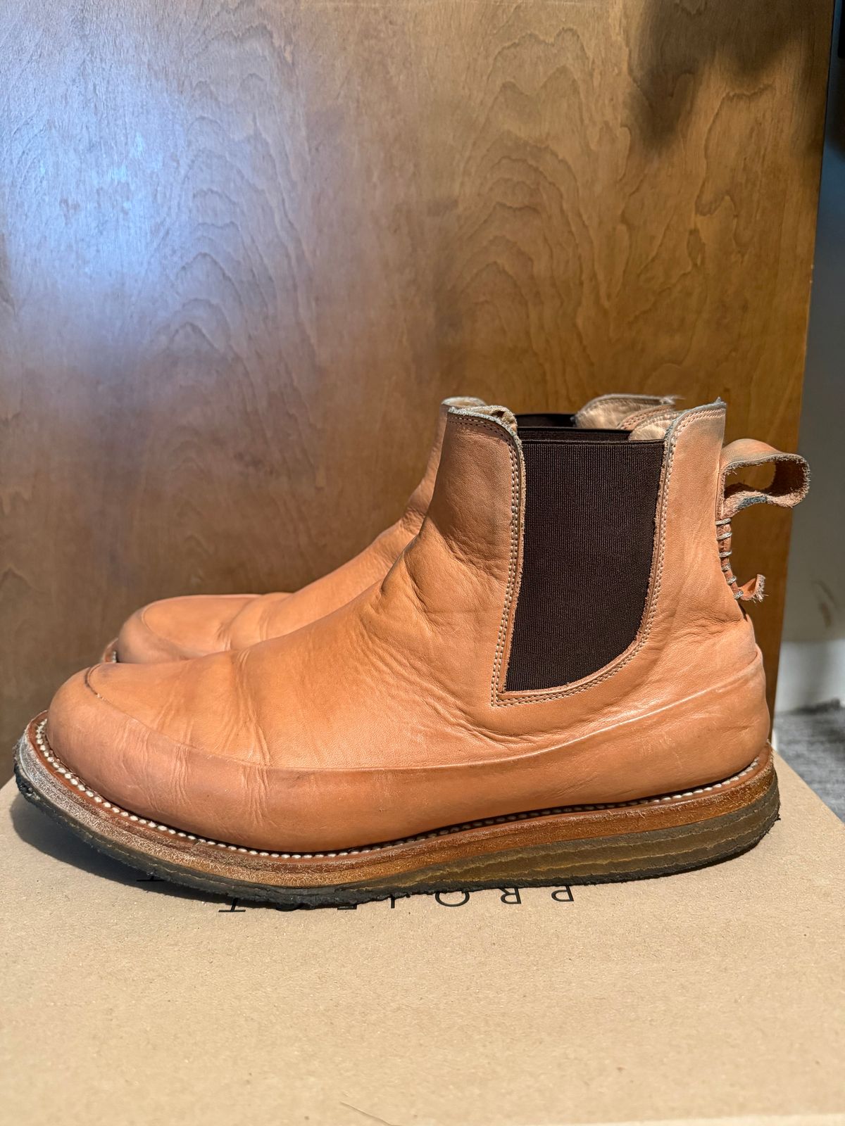 Photo by halfbreed666 on December 1, 2025 of the Project Pandion PE 1.2 in Unknown Natural Veg Tan.