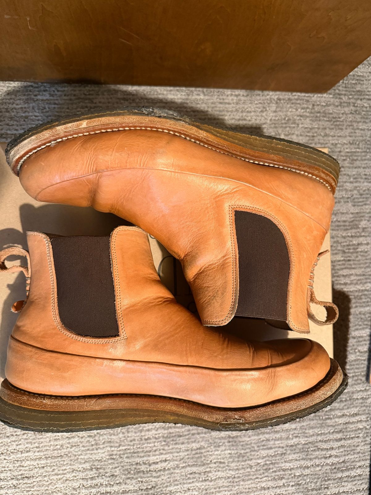 Photo by halfbreed666 on December 1, 2025 of the Project Pandion PE 1.2 in Unknown Natural Veg Tan.