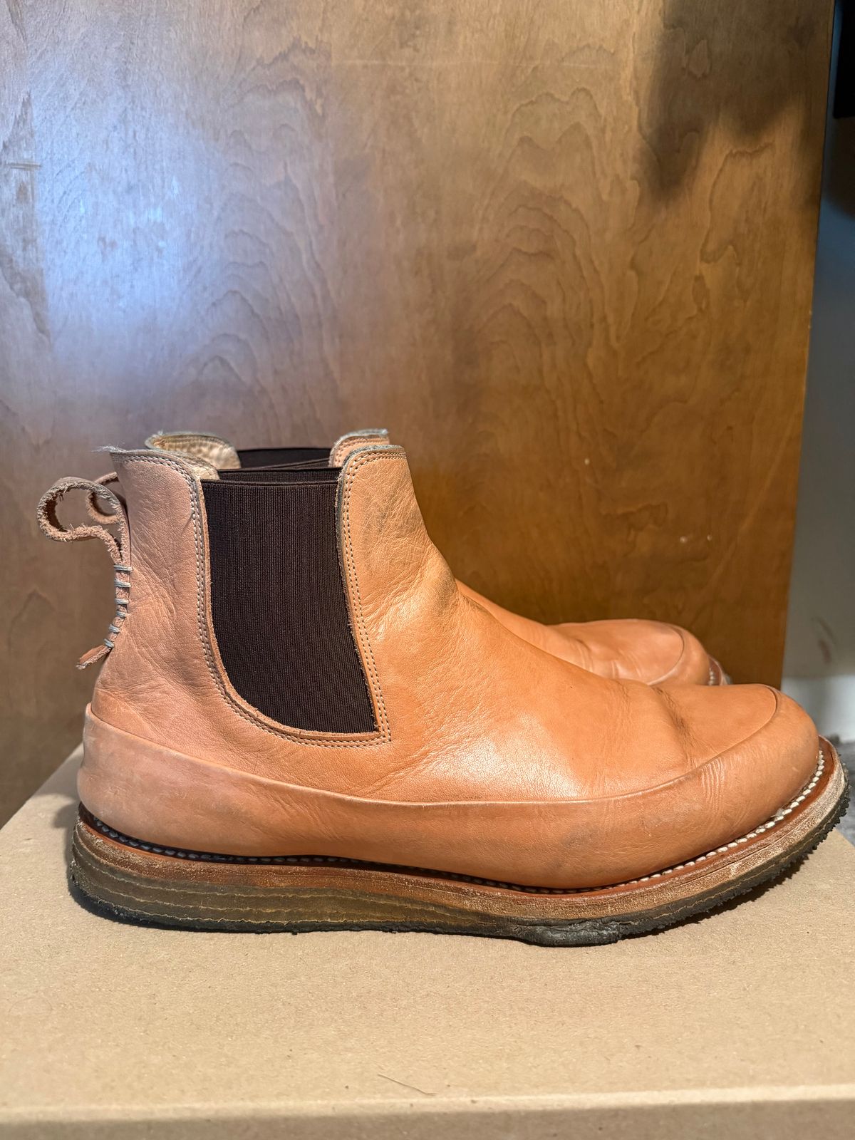 Photo by halfbreed666 on December 1, 2025 of the Project Pandion PE 1.2 in Unknown Natural Veg Tan.