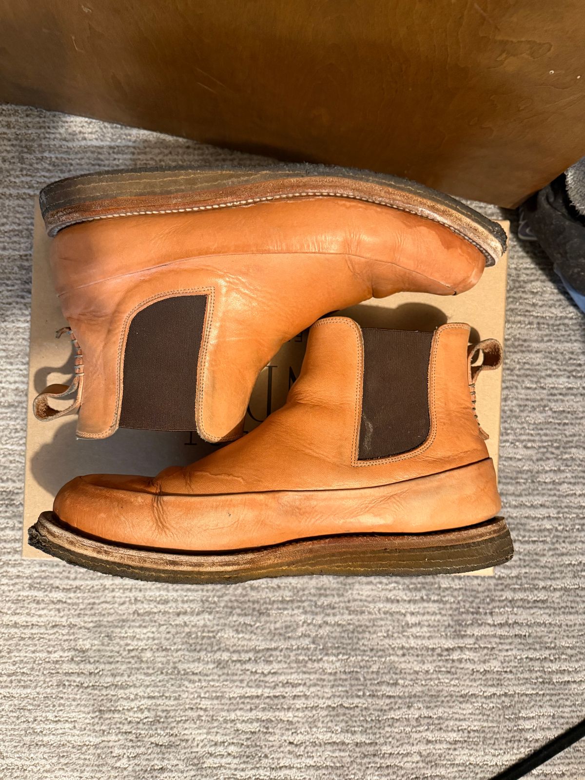 Photo by halfbreed666 on January 3, 2026 of the Project Pandion PE 1.2 in Unknown Natural Veg Tan.