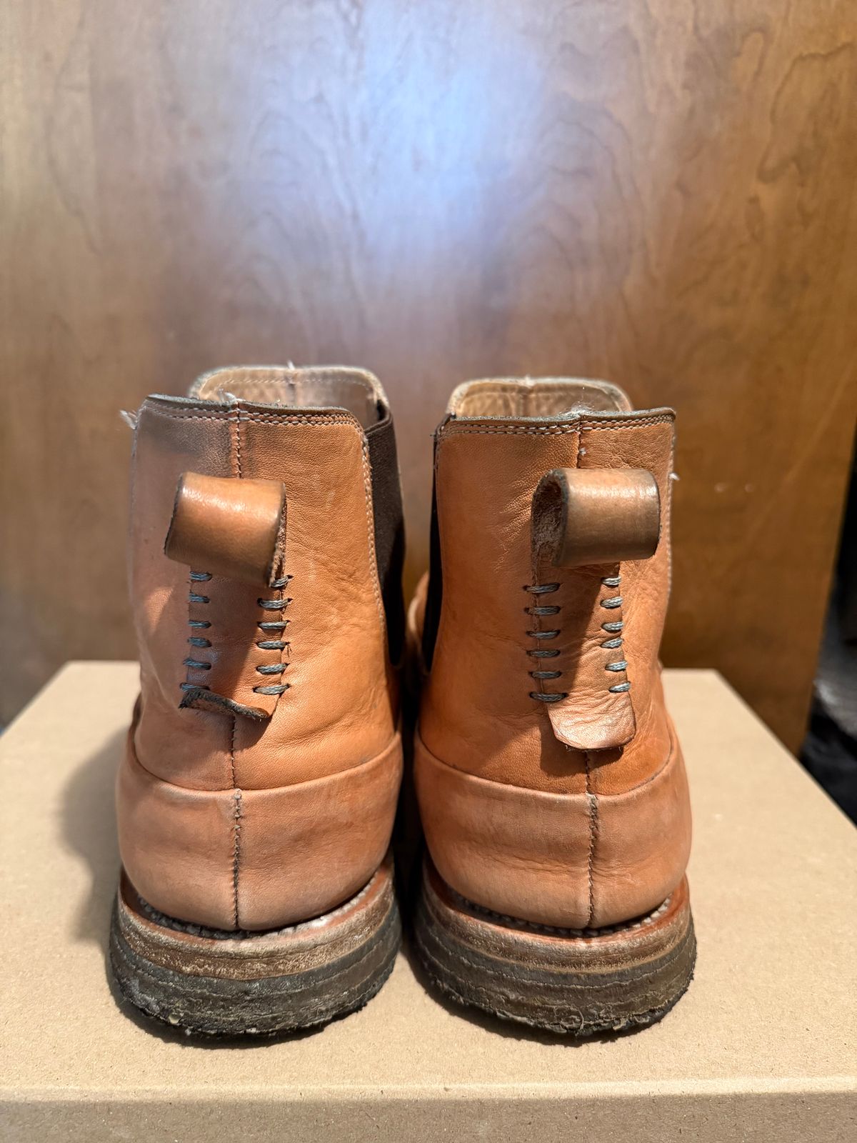 Photo by halfbreed666 on January 3, 2026 of the Project Pandion PE 1.2 in Unknown Natural Veg Tan.