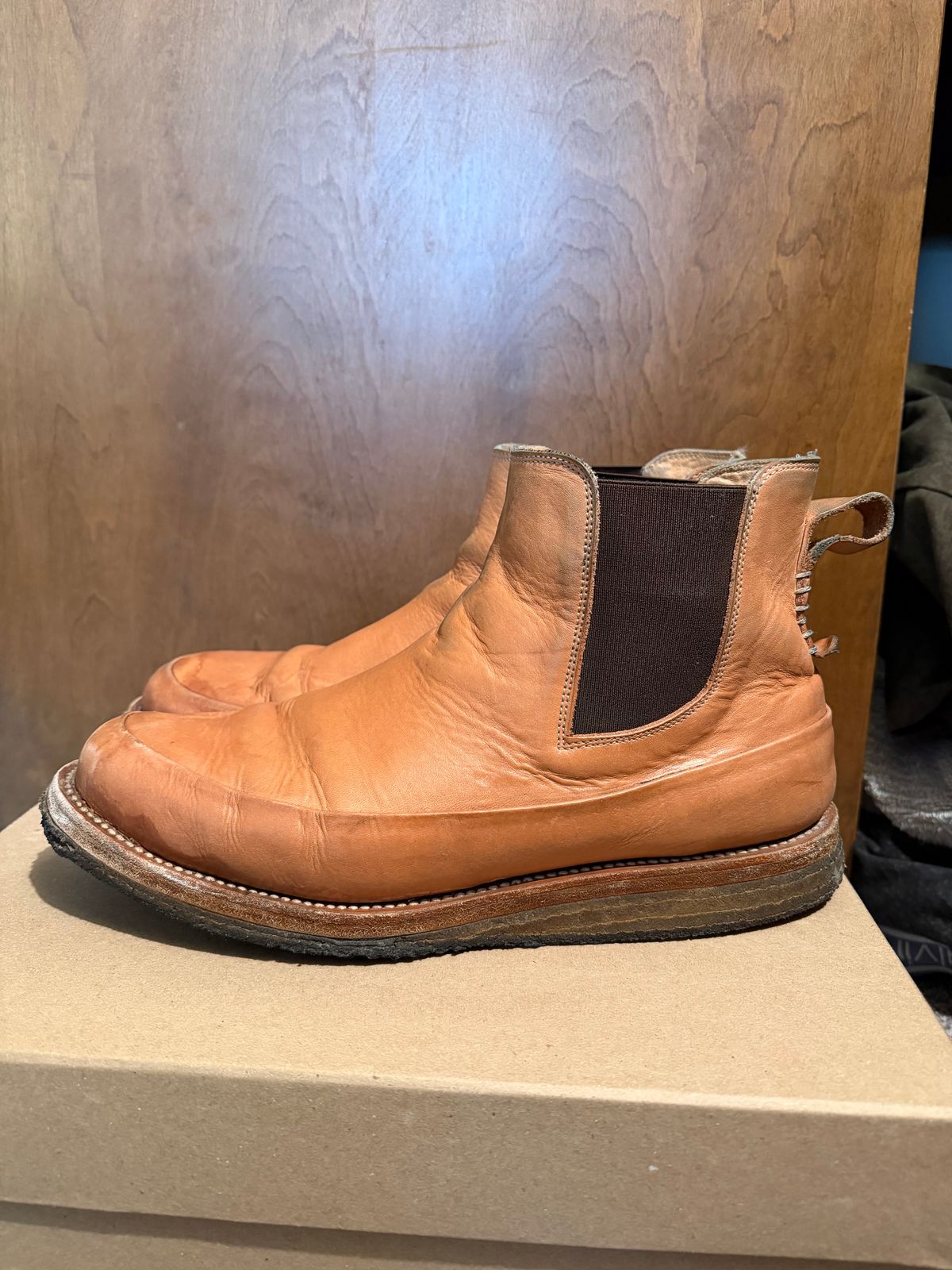 Photo by halfbreed666 on January 3, 2026 of the Project Pandion PE 1.2 in Unknown Natural Veg Tan.