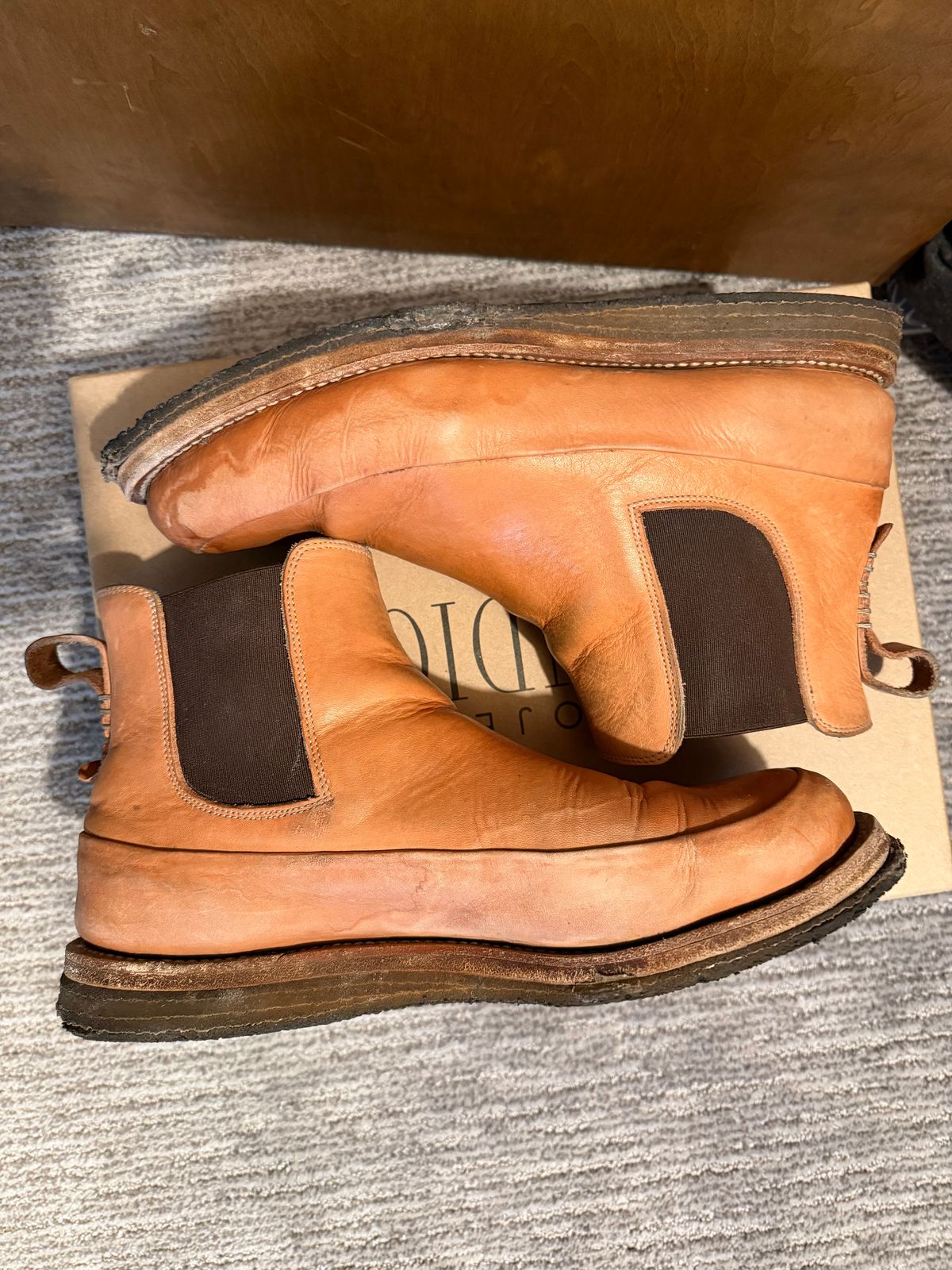 Photo by halfbreed666 on January 3, 2026 of the Project Pandion PE 1.2 in Unknown Natural Veg Tan.