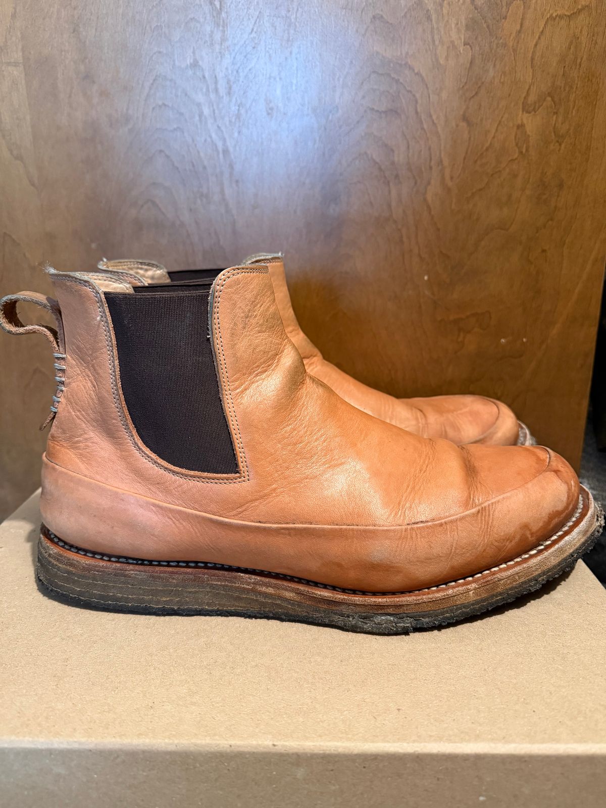 Photo by halfbreed666 on January 3, 2026 of the Project Pandion PE 1.2 in Unknown Natural Veg Tan.