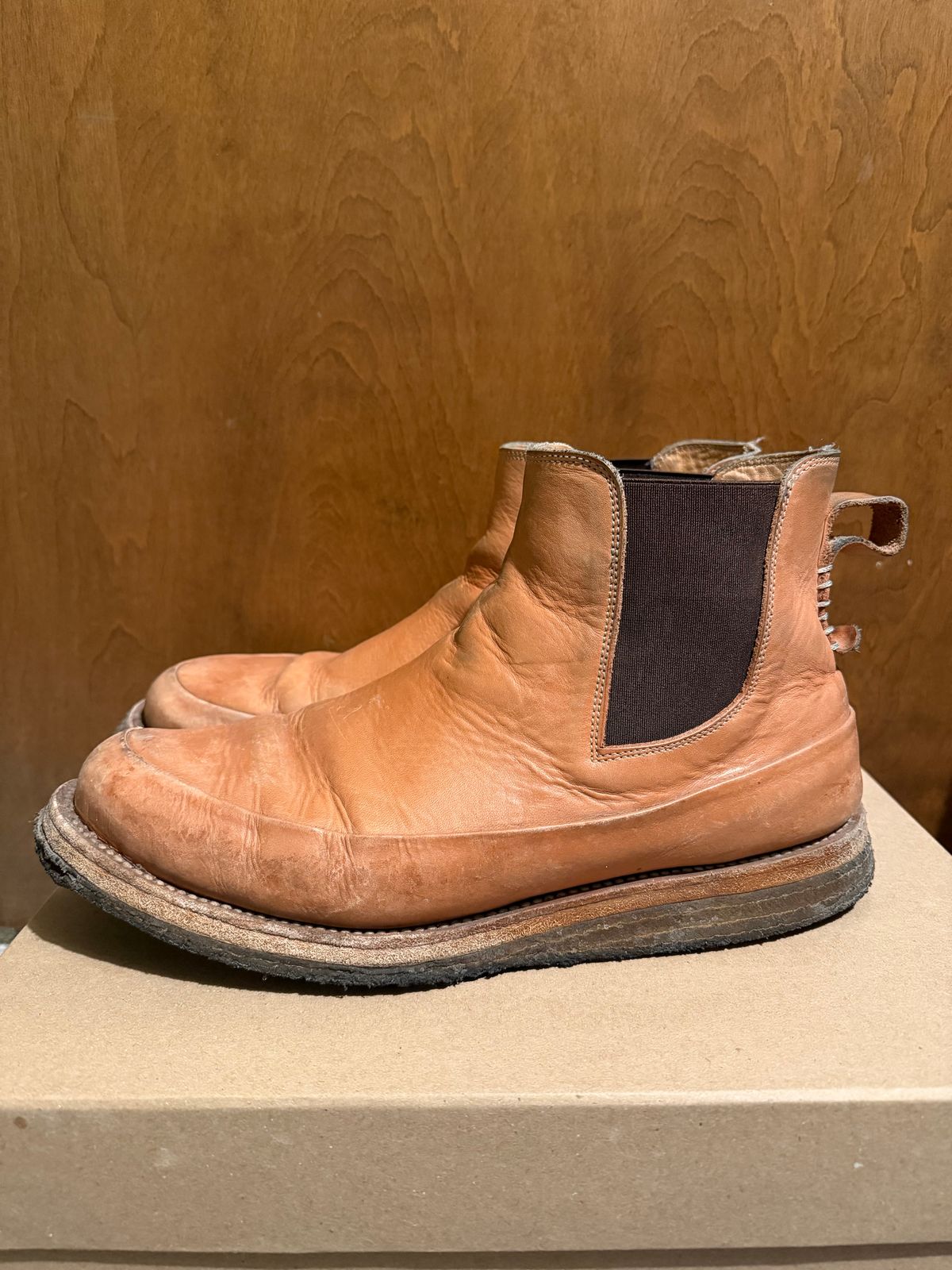 Photo by halfbreed666 on February 6, 2026 of the Project Pandion PE 1.2 in Unknown Natural Veg Tan.