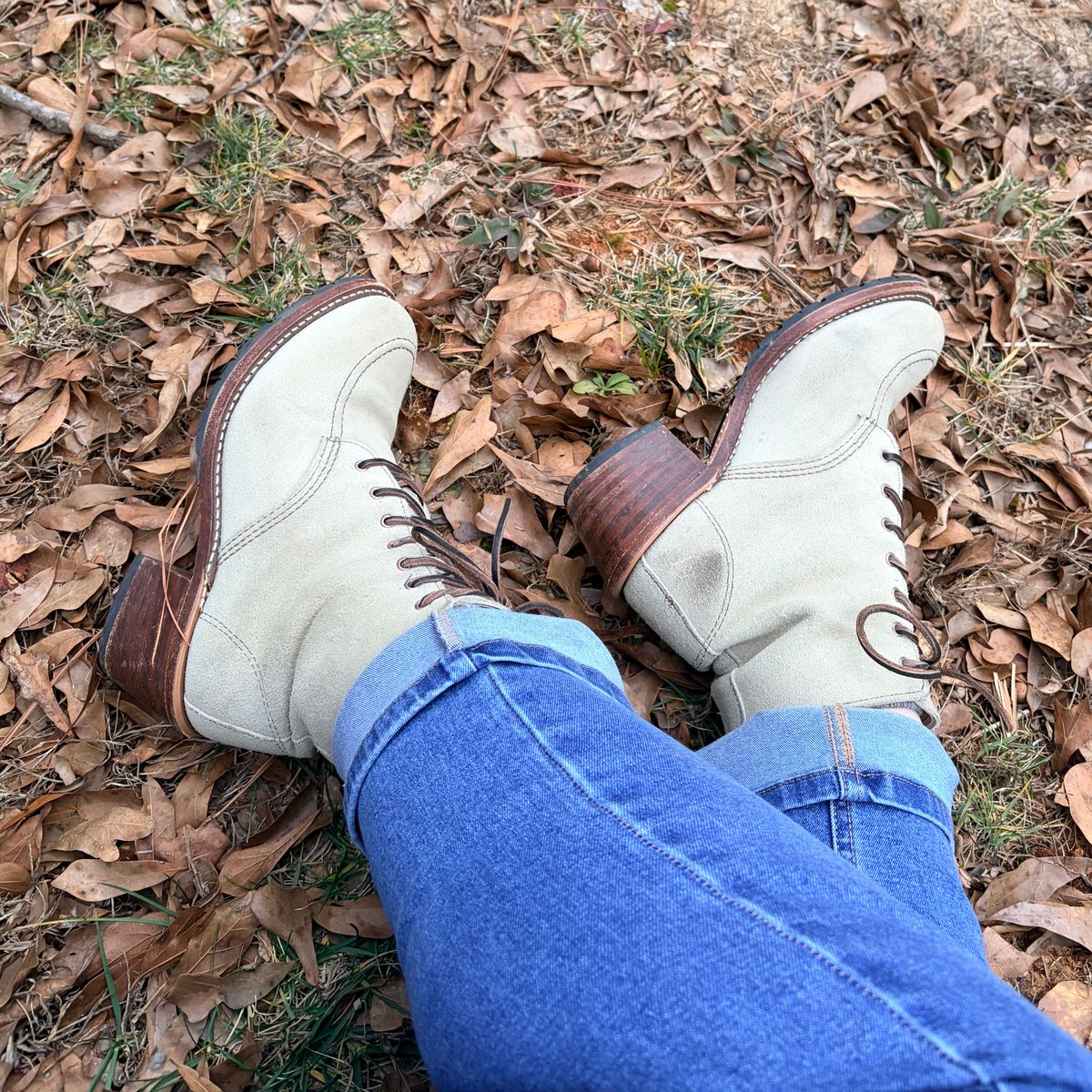 Photo by rosieteacher on February 5, 2026 of the Red Wing Clara in White Sand Mohave.