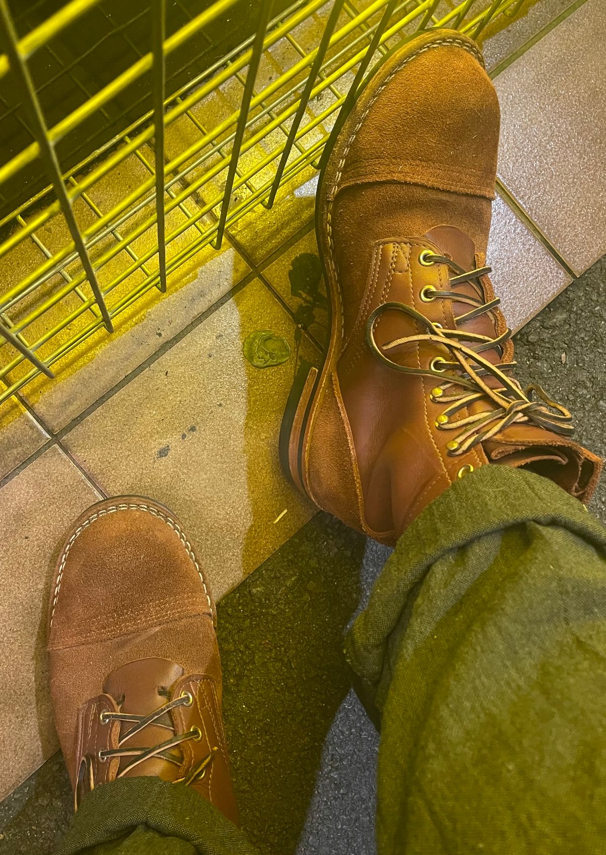 Photo by Alecs_boots on October 11, 2024 of the Nicks Americana in Seidel 1964 Brown Roughout & Seidel 1964 Brown.