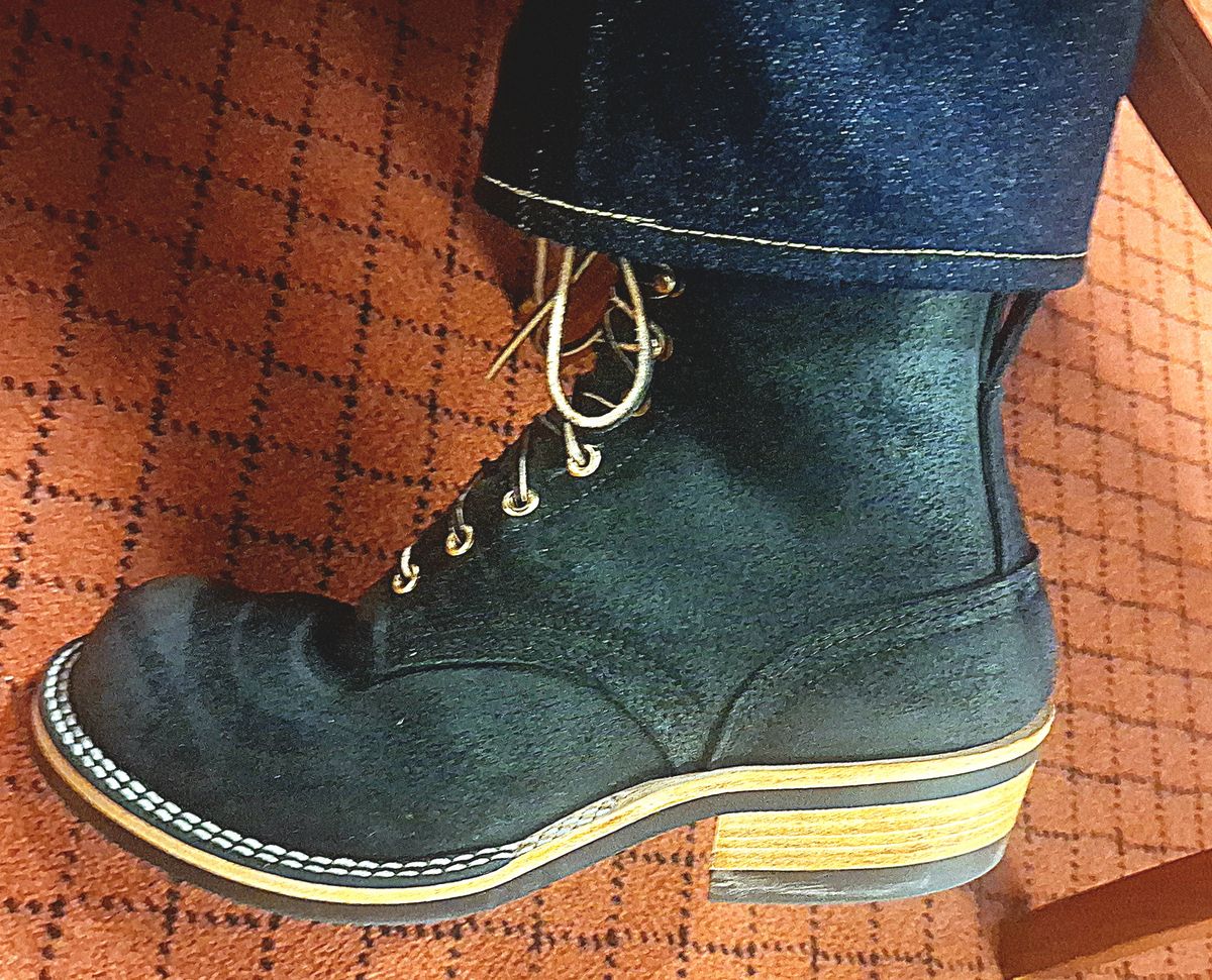 Photo by Alecs_boots on April 8, 2025 of the Nicks Robert in Seidel MaxSupport Black Roughout.