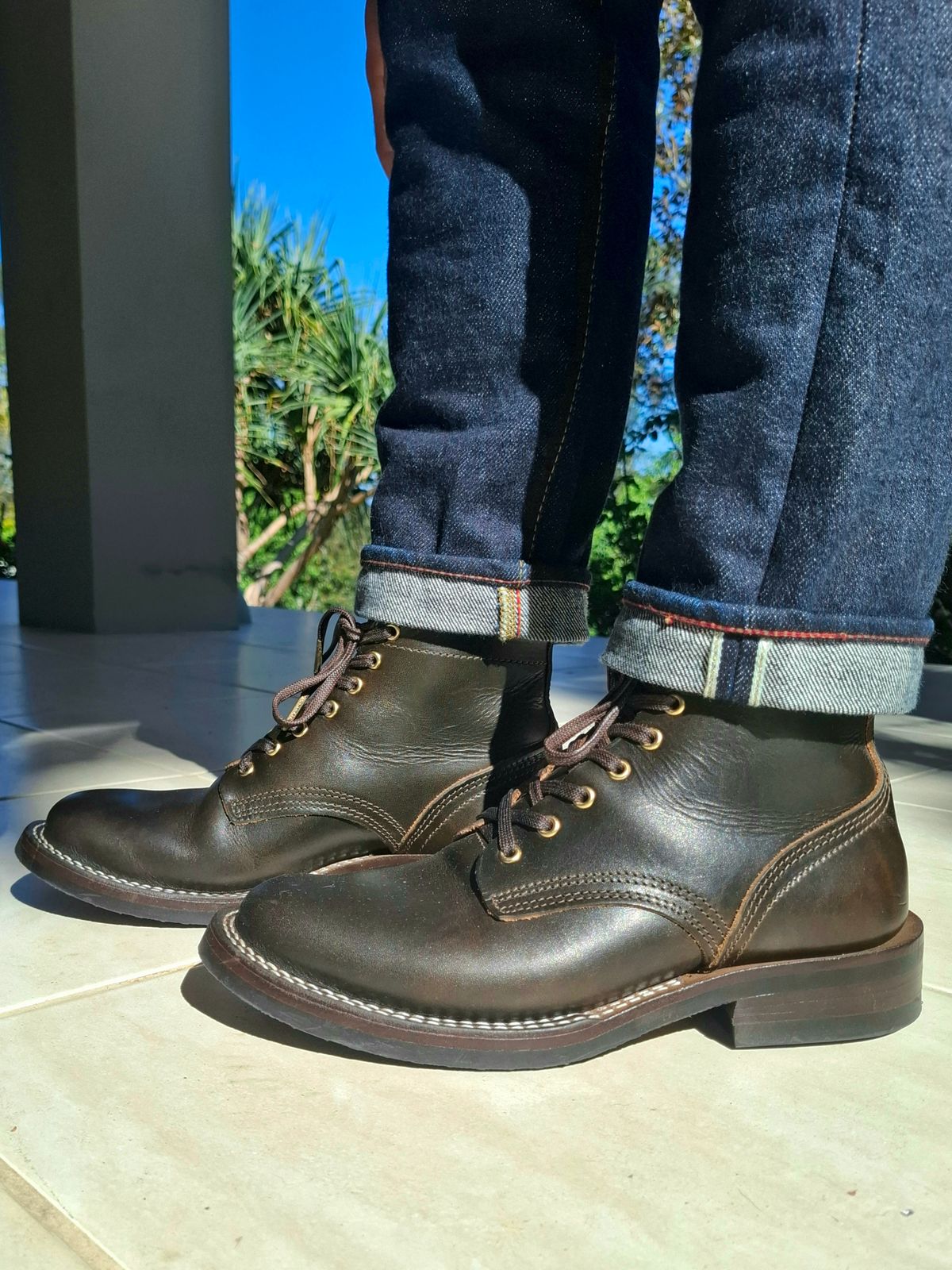 Photo by aman5100XX on November 10, 2025 of the Nicks Ivan in Wickett & Craig Olive Double Stuffed.