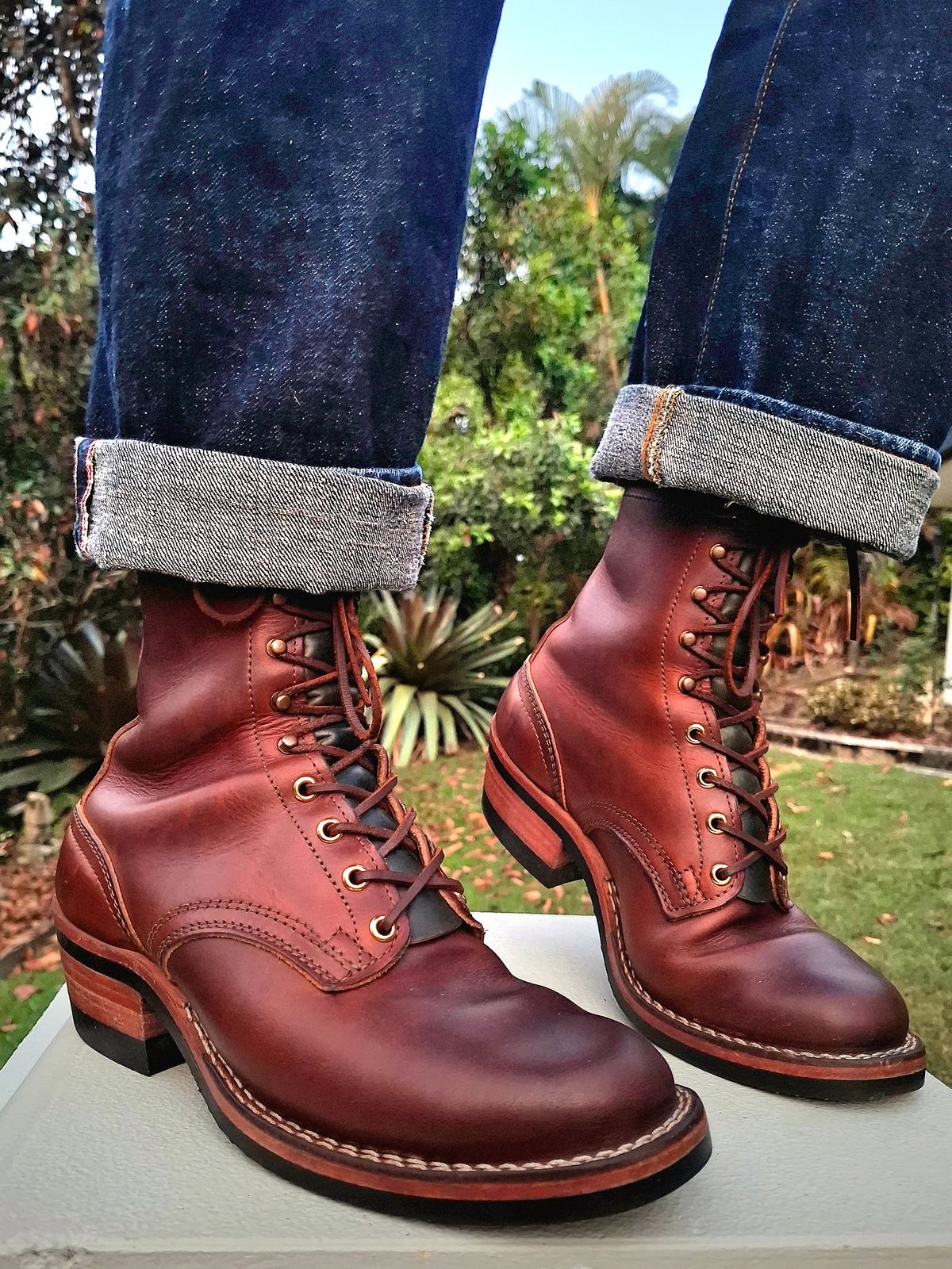 Photo by aman5100XX on October 23, 2025 of the Nicks TD64 - Maker's Collection in Wickett & Craig Buck Brown Double Stuffed.