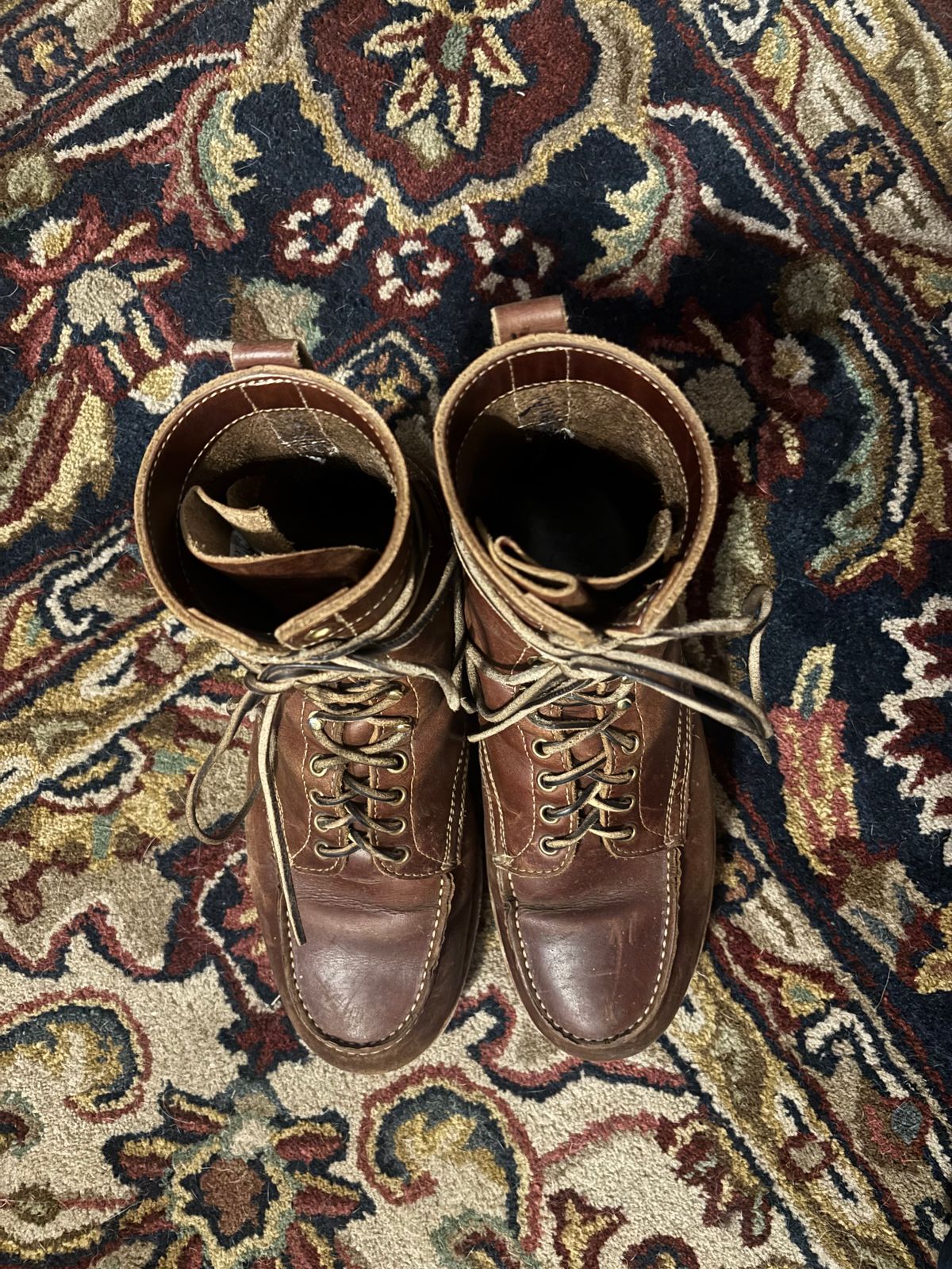 Photo by BootyBootyBooty on January 6, 2025 of the White's Perry 8" Select in Seidel British Tan Double Shot.