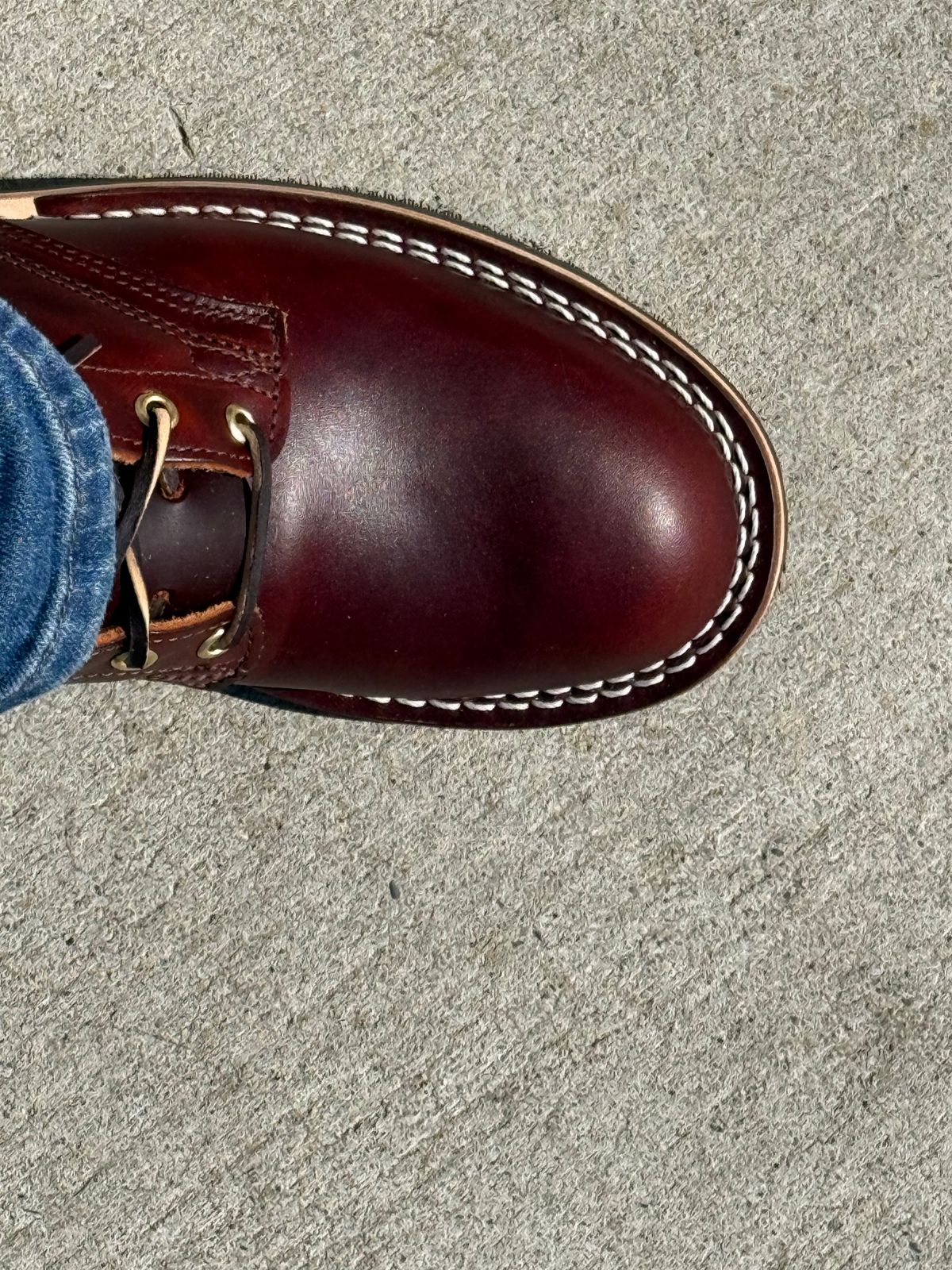 Photo by jef1925 on February 26, 2026 of the Nicks Falcon in Wickett & Craig Chestnut Oiled Latigo.