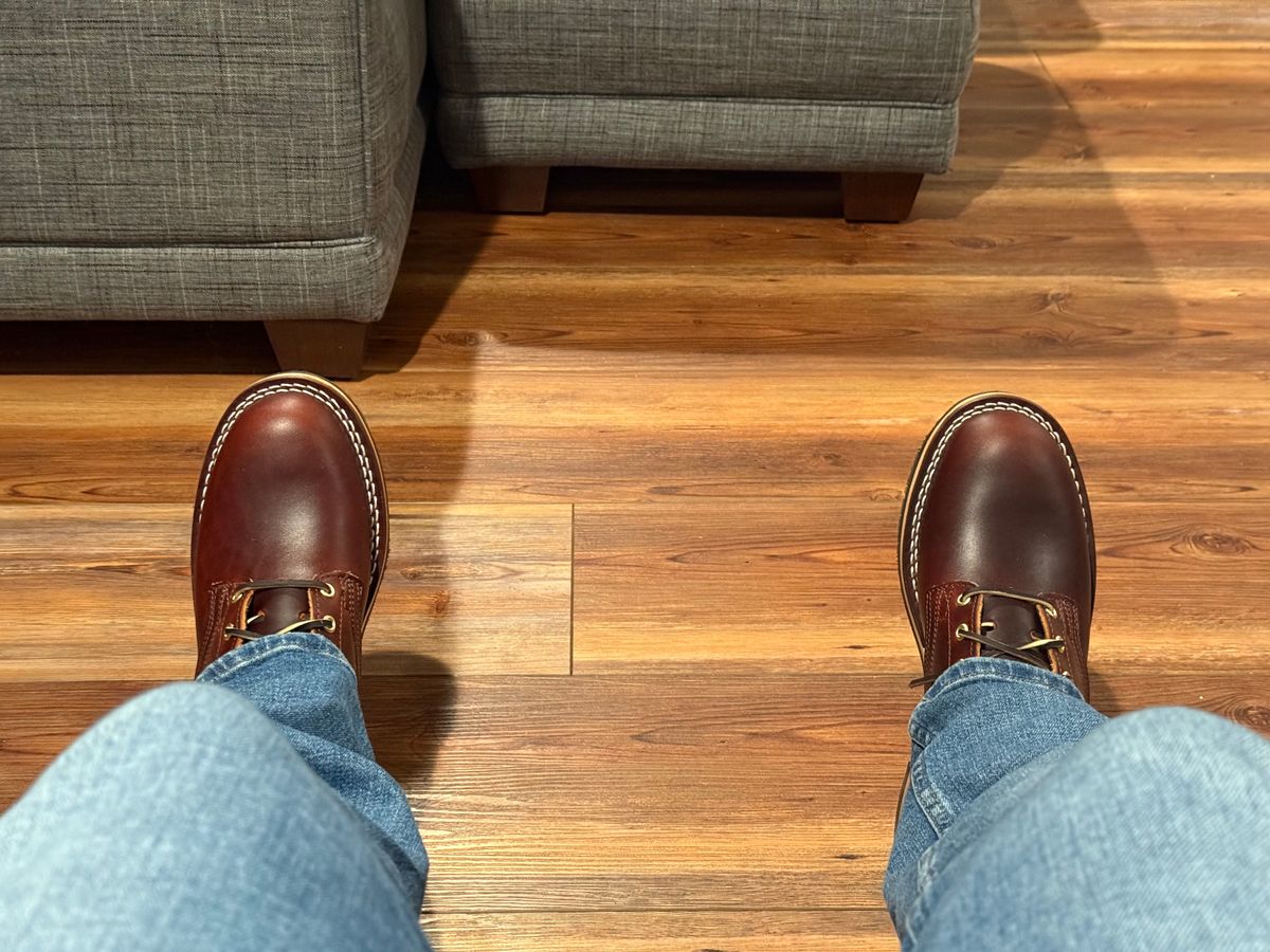 Photo by jef1925 on February 24, 2026 of the Nicks Falcon in Wickett & Craig Chestnut Oiled Latigo.