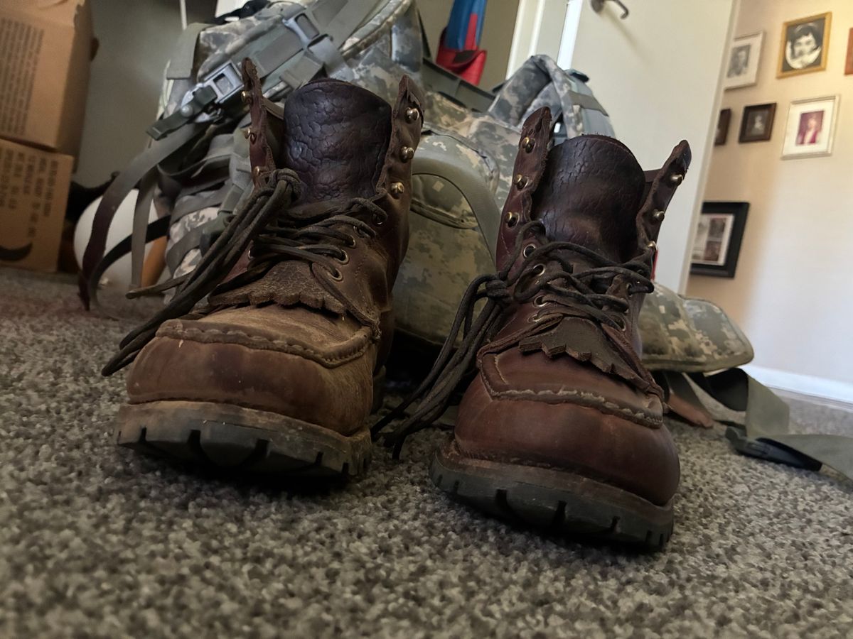 Photo by Navajo732224 on October 5, 2025 of the Russell Moccasin Co. Backcountry in Full-Grain Timberjack.