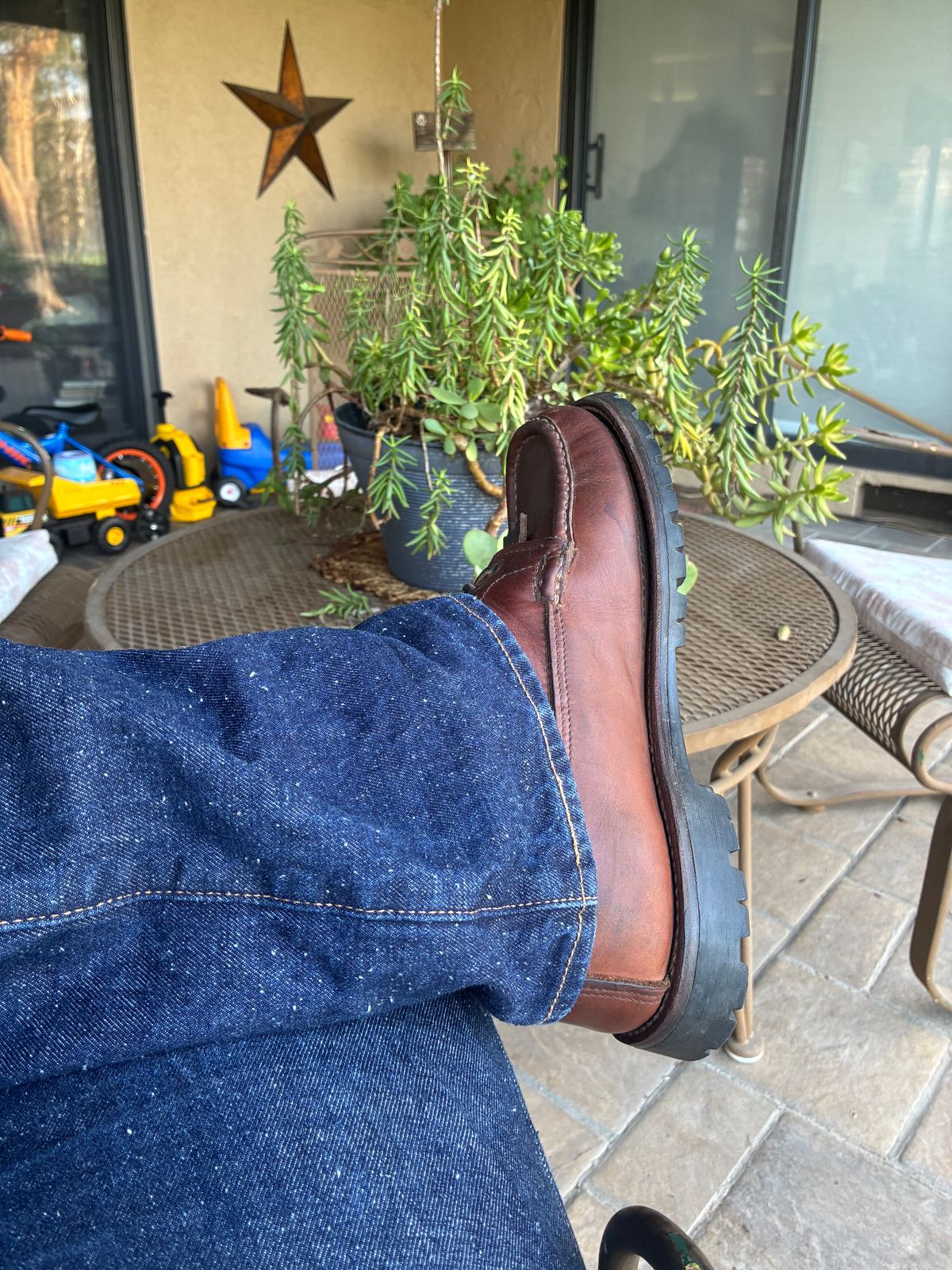 Photo by Navajo732224 on February 6, 2026 of the Russell Moccasin Co. Backcountry in Full-Grain Timberjack.