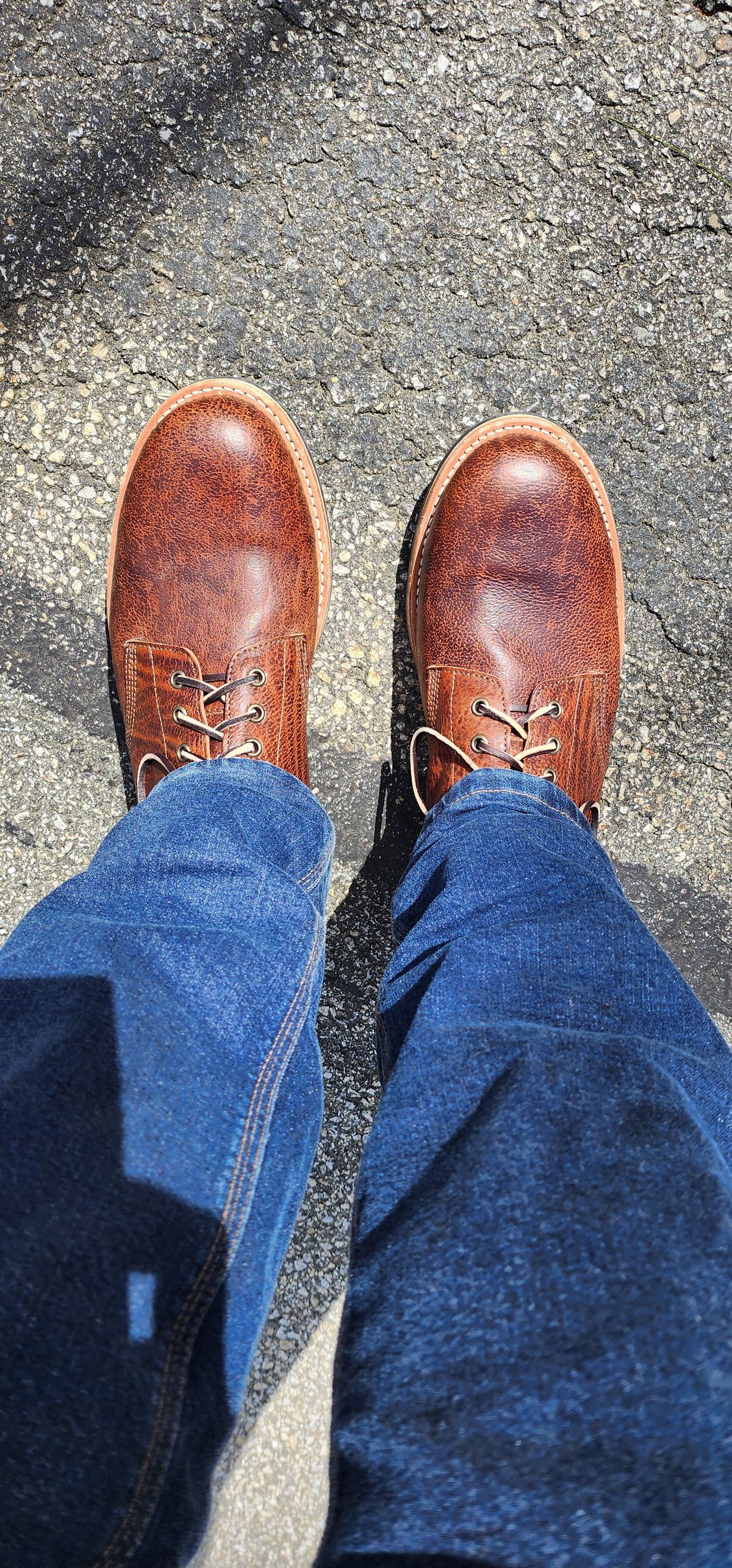 Photo by GugeHenitals on April 14, 2024 of the Oak Street Bootmakers Field Boot in Badalassi Carlo Ness.