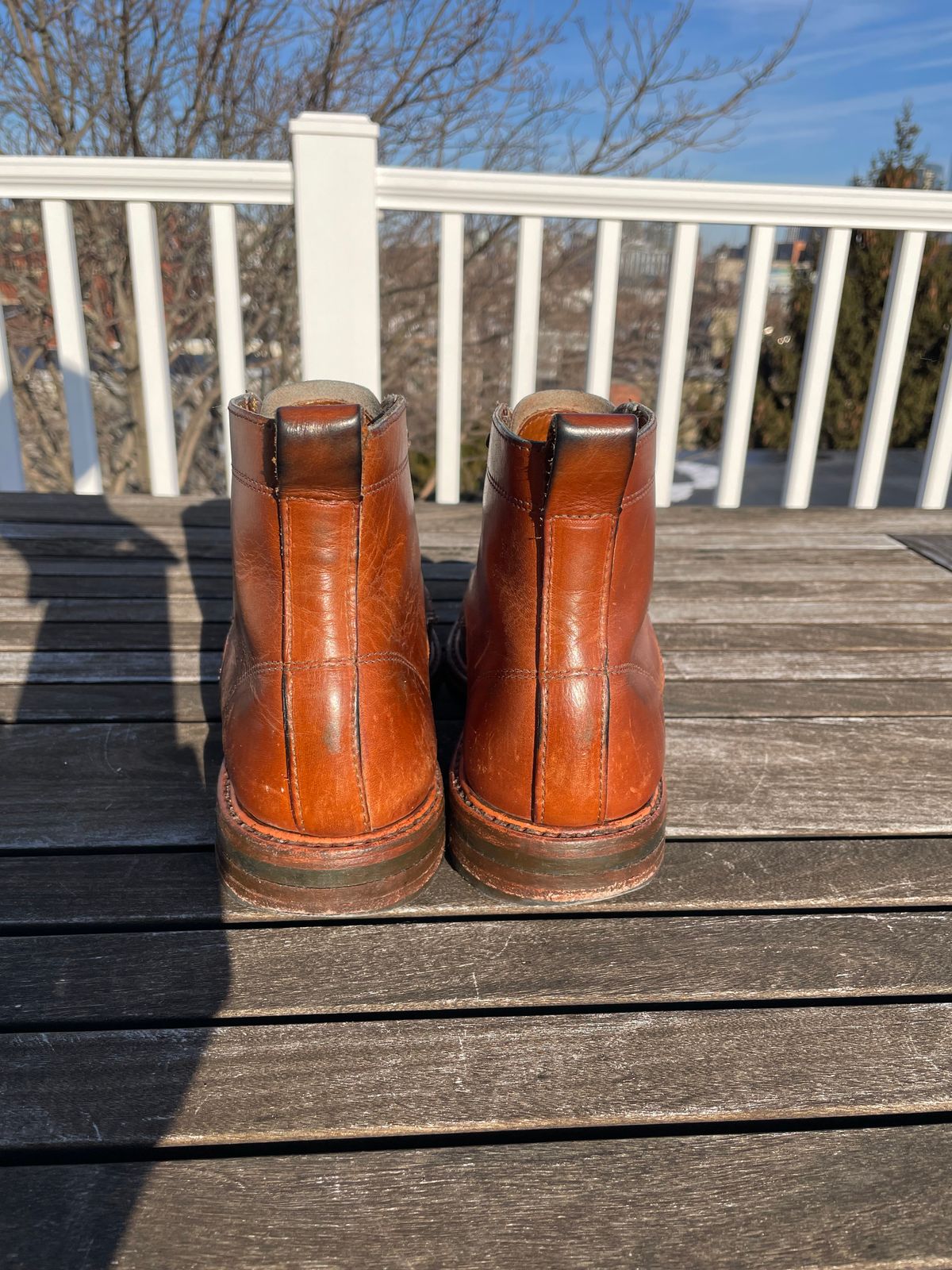 Photo by shoe_enjoy_myself on March 3, 2026 of the Rancourt & Co. Byron Boot in Horween Tan Bulldog.