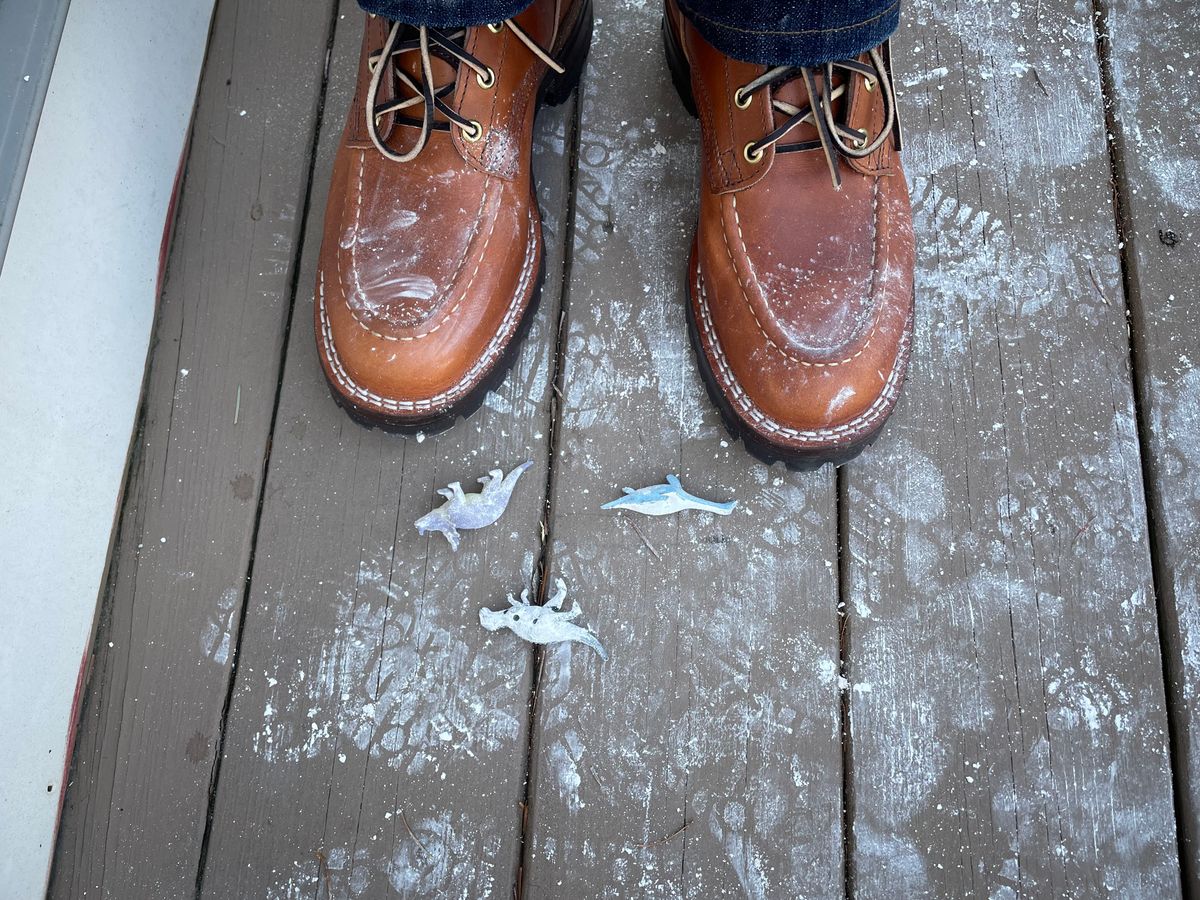 Photo by shoe_enjoy_myself on April 3, 2026 of the Nicks MTO in Wickett & Craig Natural Double Stuffed.