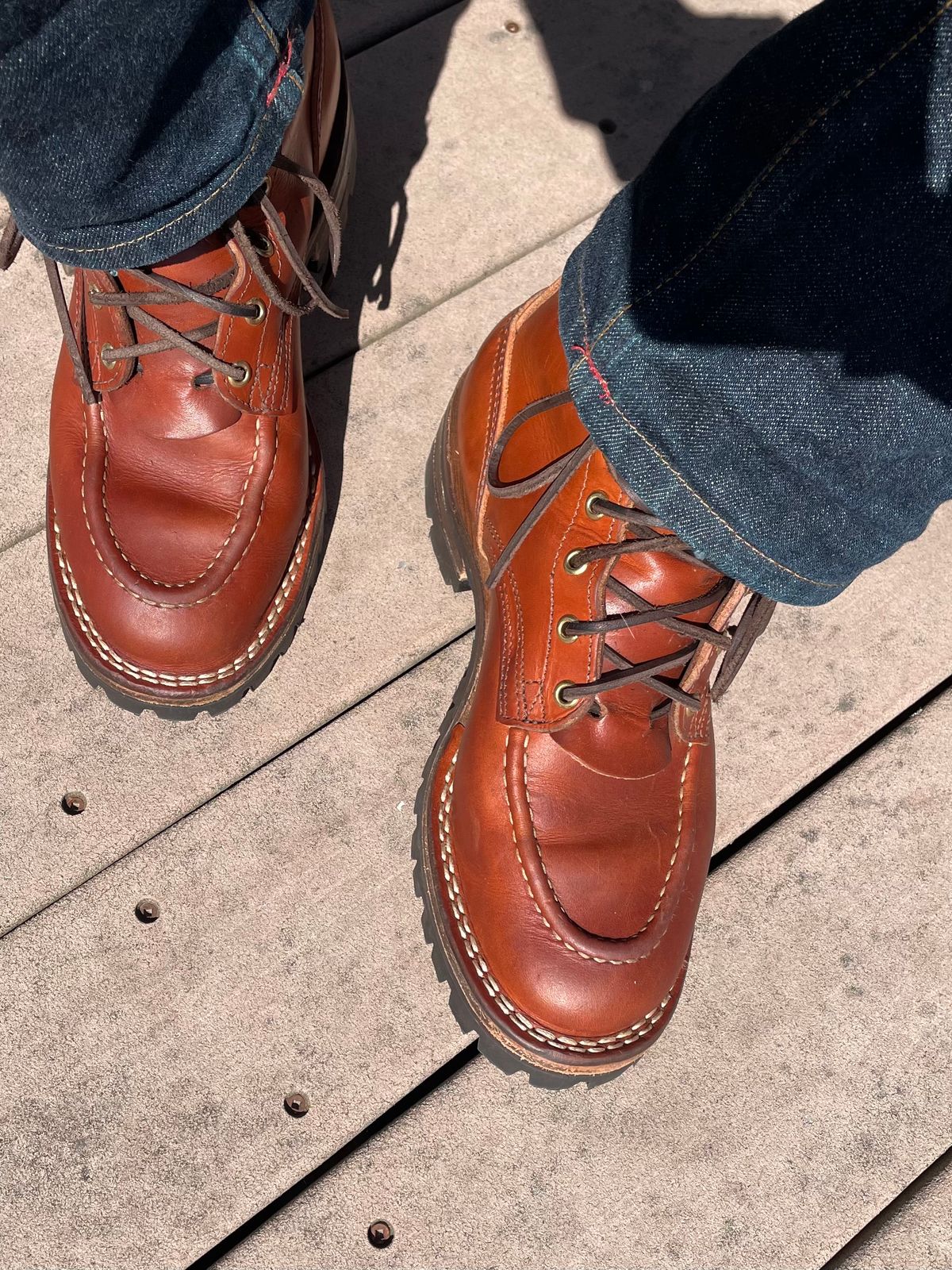 Photo by shoe_enjoy_myself on May 29, 2026 of the Nicks MTO in Wickett & Craig Natural Double Stuffed.