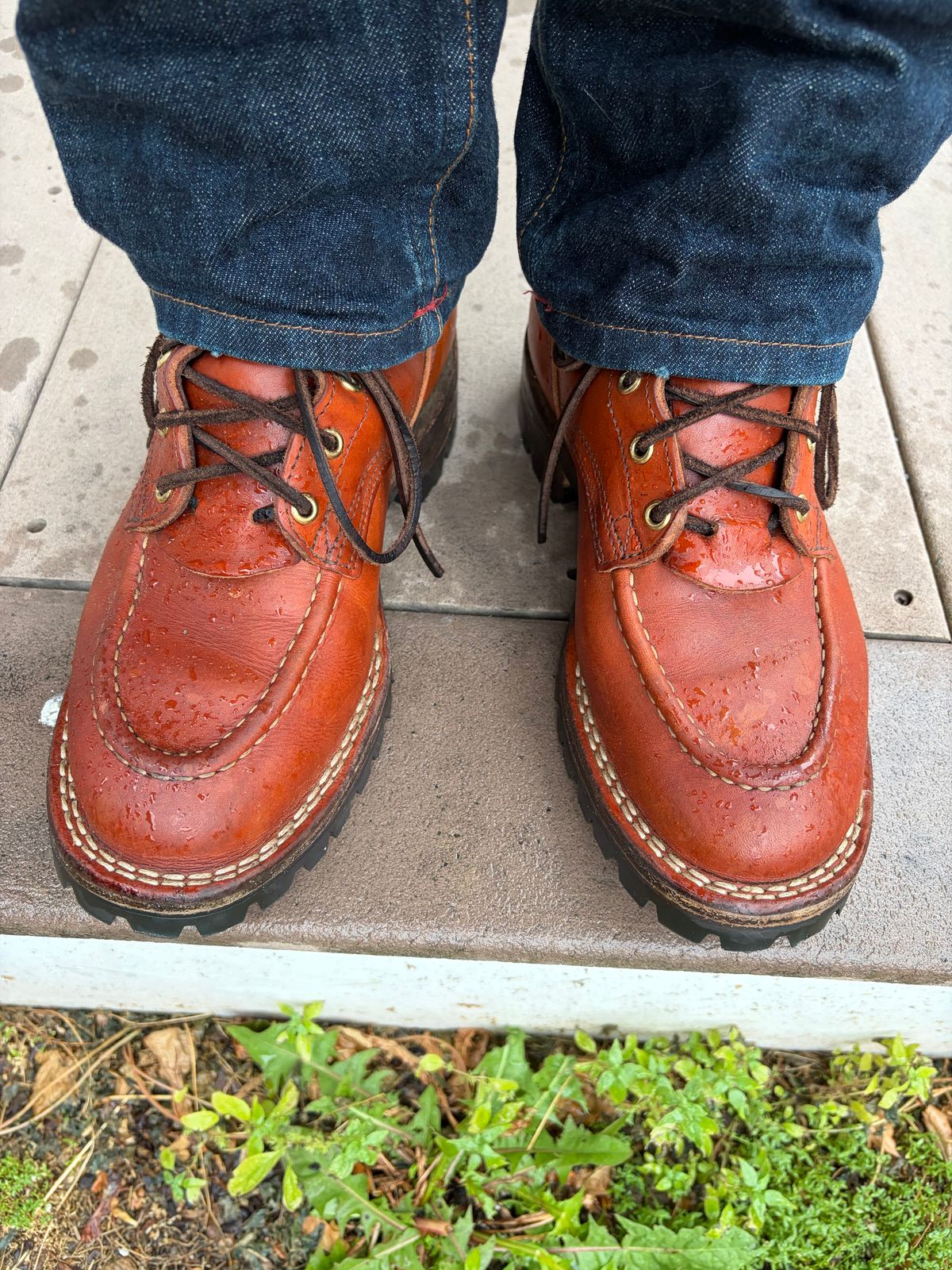 Photo by shoe_enjoy_myself on June 22, 2026 of the Nicks MTO in Wickett & Craig Natural Double Stuffed.