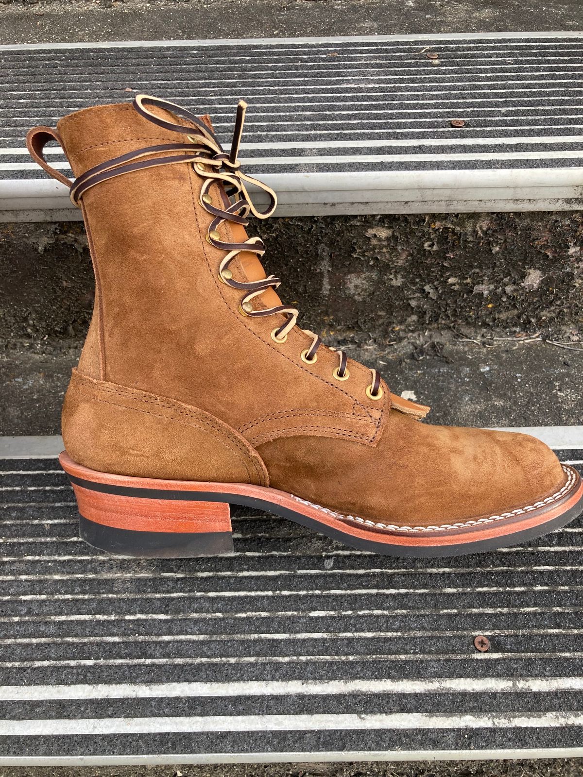 Photo by jeffreymarcell on February 9, 2024 of the Nicks Ranger in Seidel 1964 Brown Roughout.