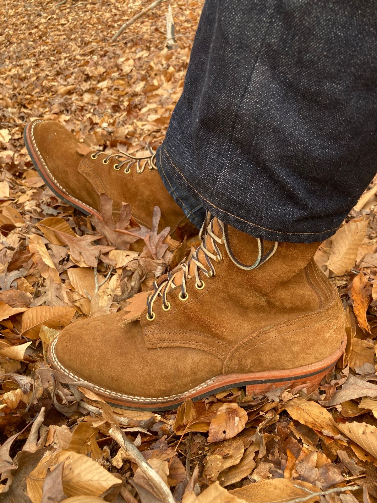 Photo by jeffreymarcell on March 10, 2024 of the Nicks Ranger in Seidel 1964 Brown Roughout.
