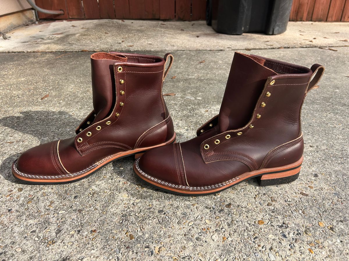 Photo by lost_doublestuffed on December 26, 2025 of the Nicks Parkhust V3 in Shackleton Brown.