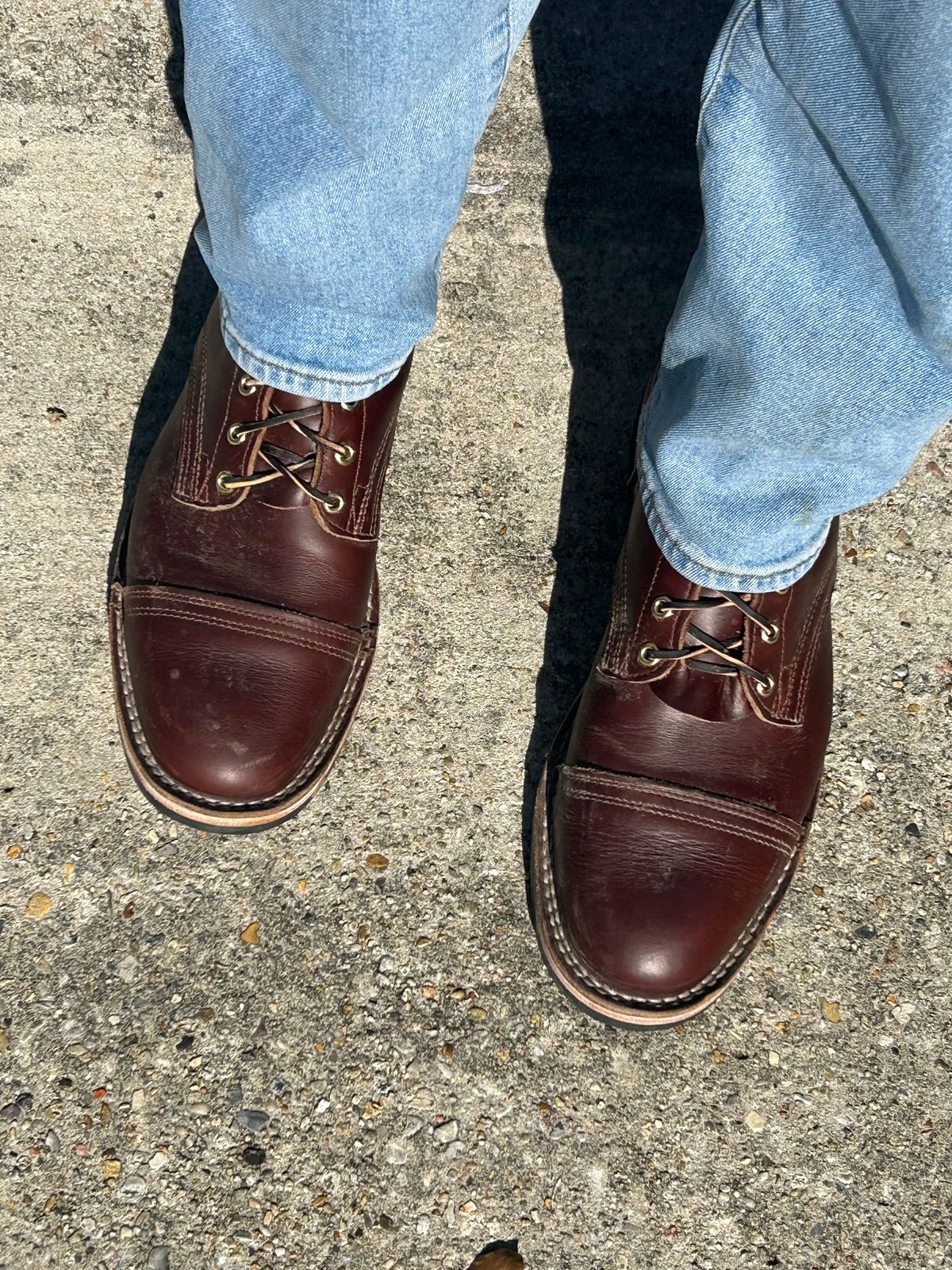 Photo by lost_doublestuffed on January 1, 2026 of the Nicks Parkhust V3 in Shackleton Brown.